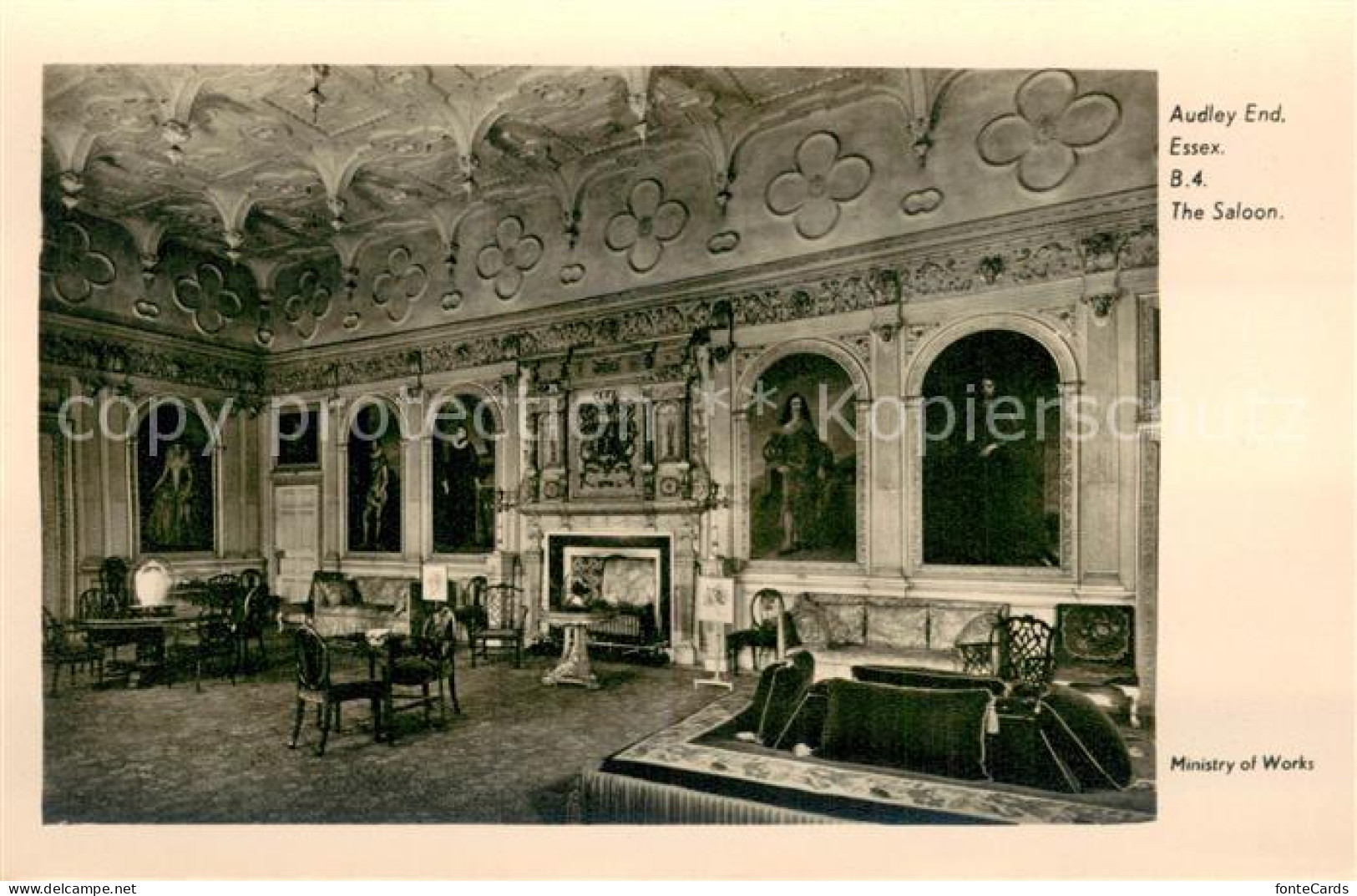 73780861 Audley End Saffron Walden UK The Saloon Ministry Of Works  - Andere & Zonder Classificatie