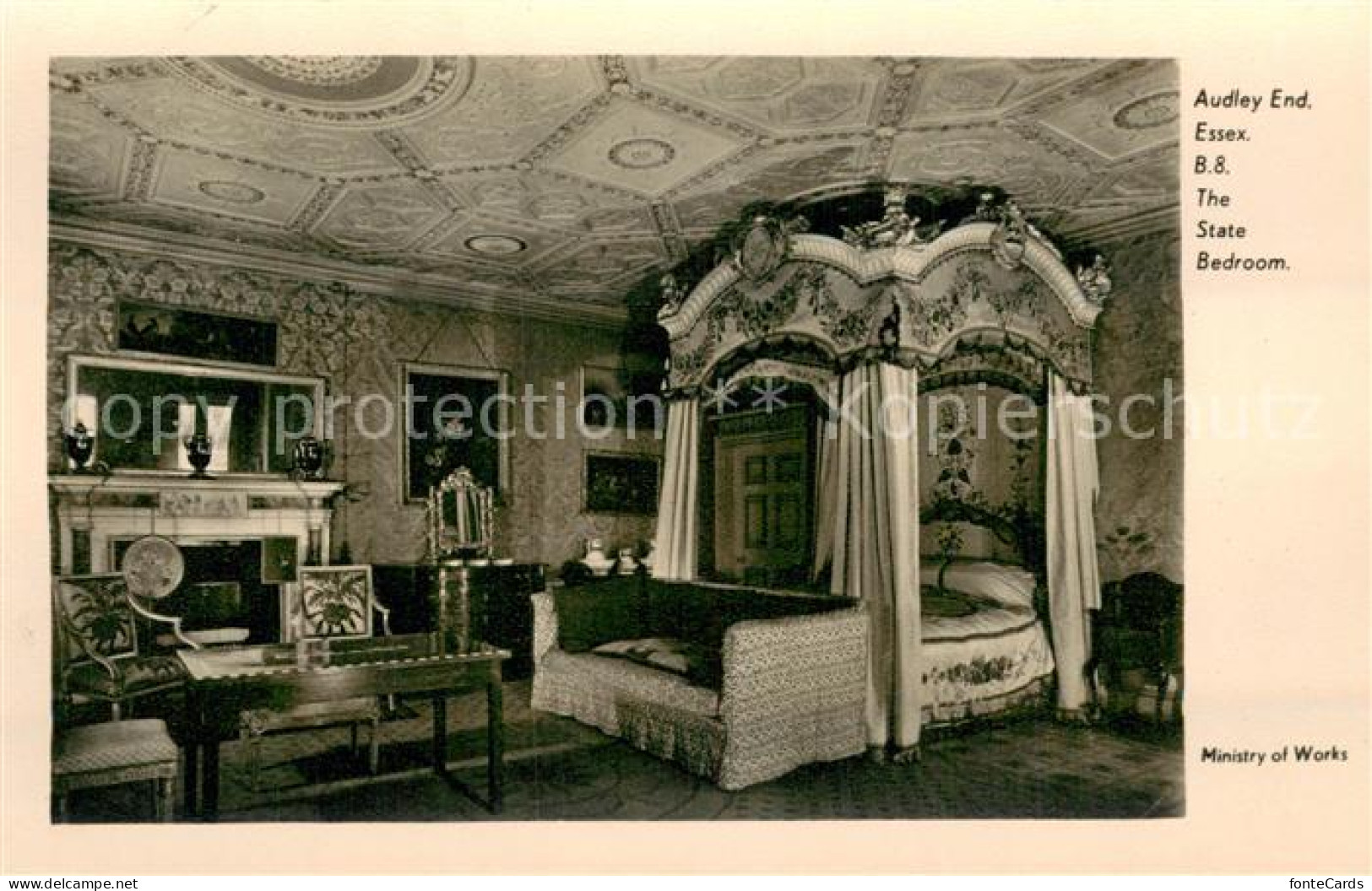 73780860 Audley End Saffron Walden UK The State Bedroom Ministry Of Works  - Altri & Non Classificati