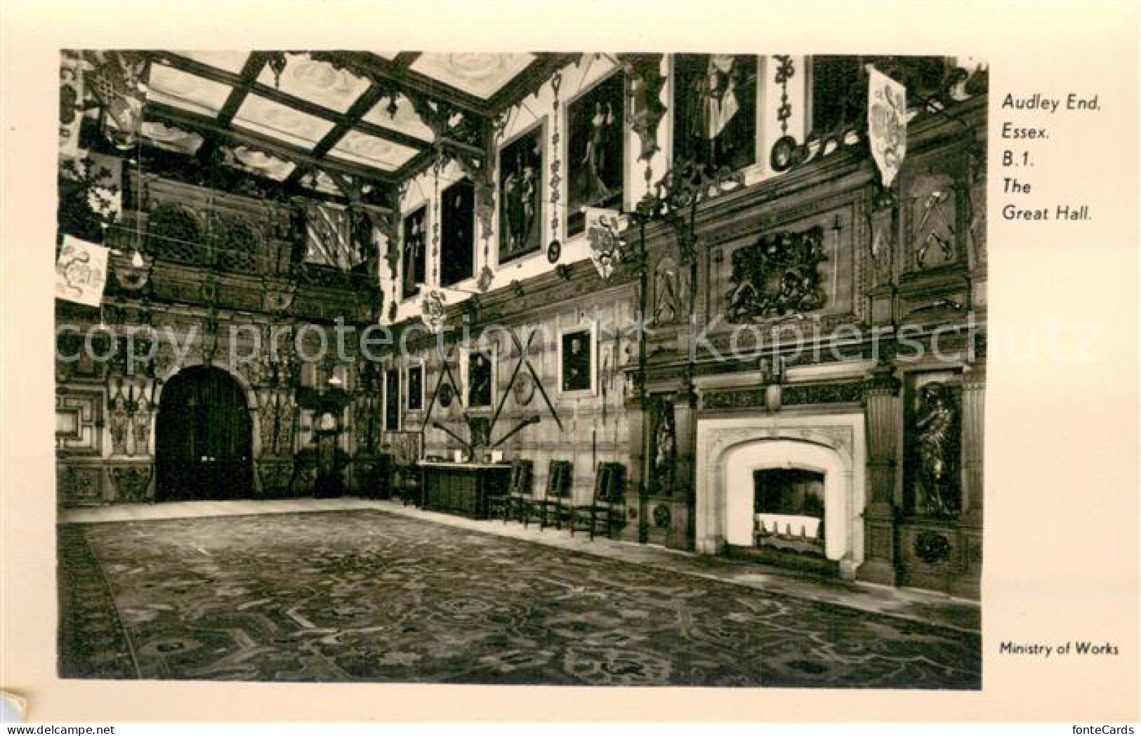 73780859 Audley End Saffron Walden UK The Great Hall Ministry Of Works  - Altri & Non Classificati