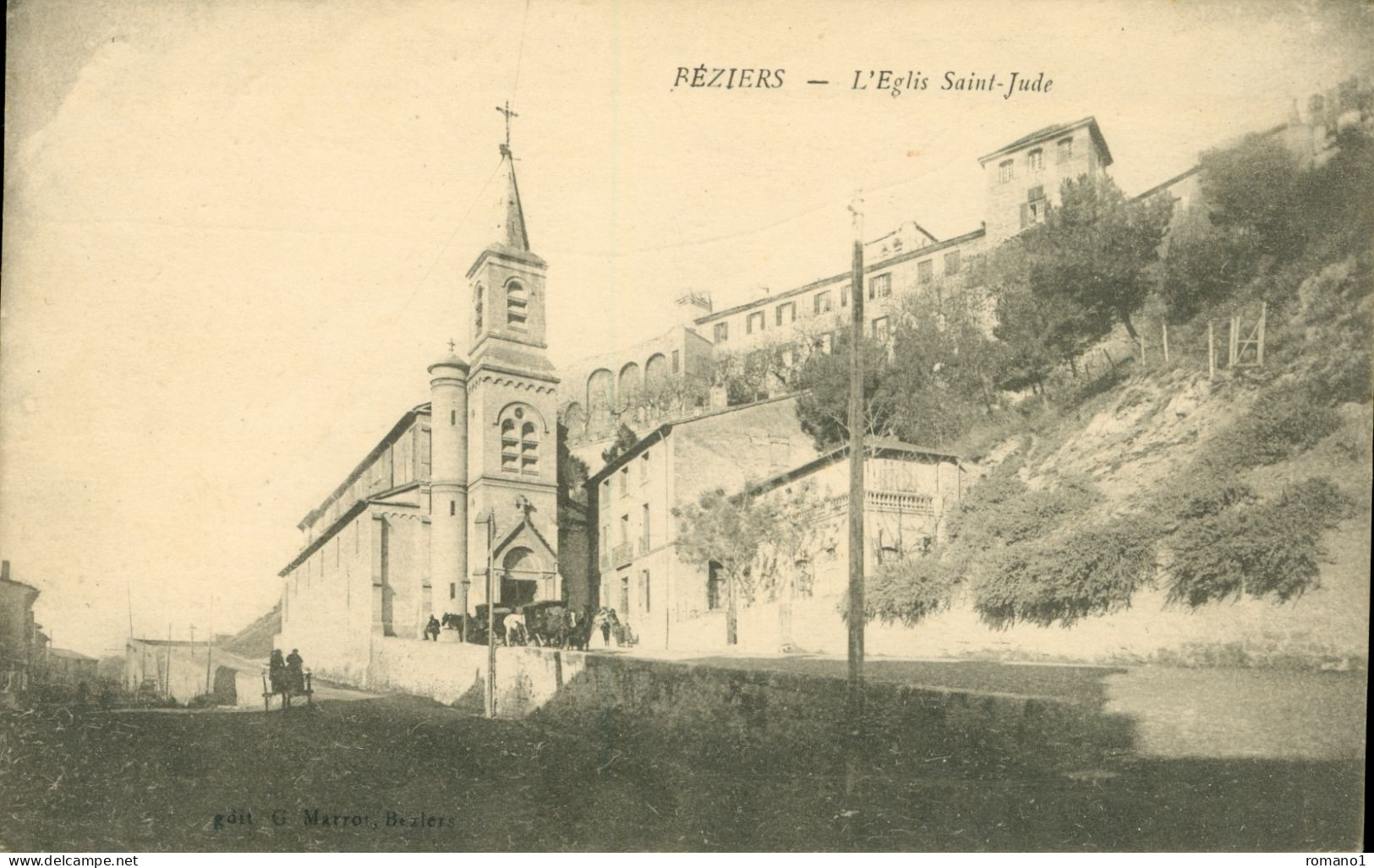 34)   BEZIERS  -  L'Eglise Saint Jude - Beziers