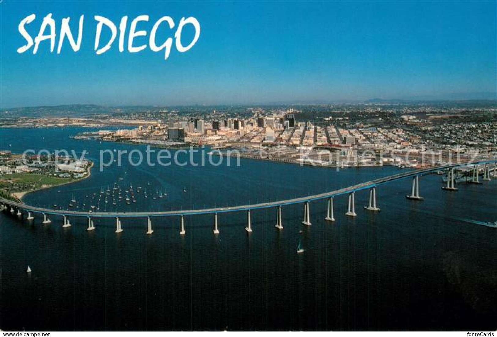 73743892 San_Diego_California Bruecke Fliegeraufnahme - Andere & Zonder Classificatie