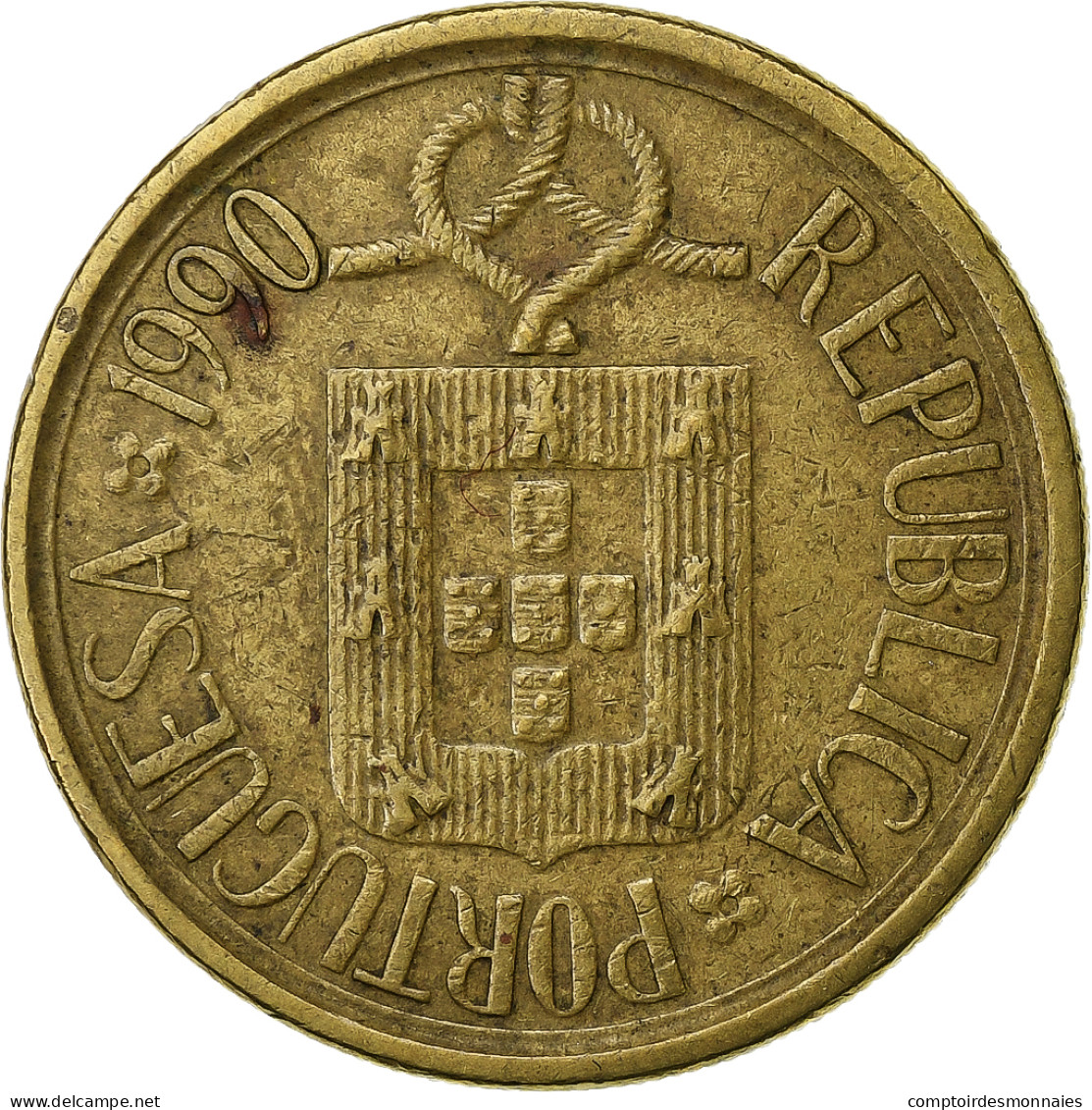 Portugal, 10 Escudos, 1990, Nickel-Cuivre, TTB, KM:633 - Portogallo