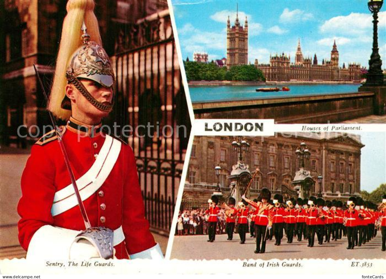 73012234 London Houses Of Parliament Life Guards Band Of Irish Guards - Andere & Zonder Classificatie