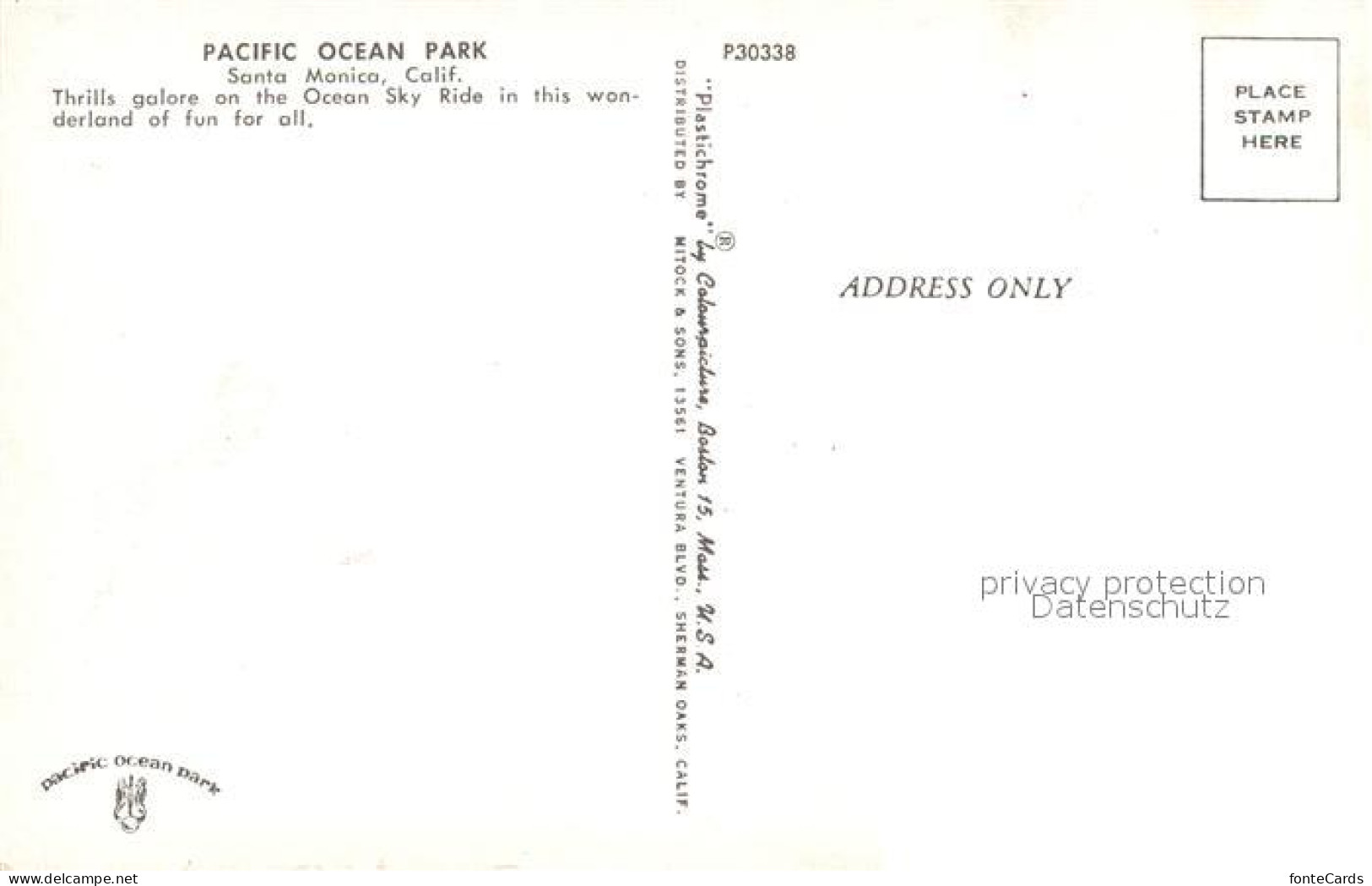 73012099 Santa_Monica Pacific Ocean Park - Other & Unclassified