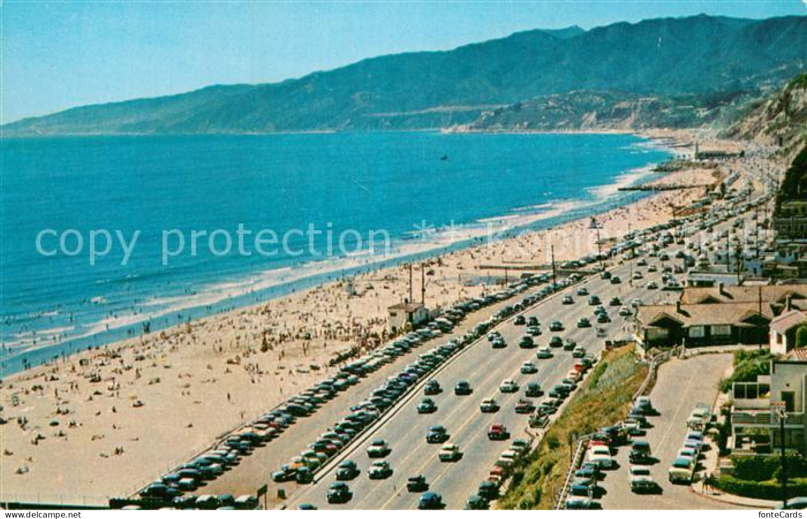 73012093 Santa_Monica Highway Strand - Autres & Non Classés