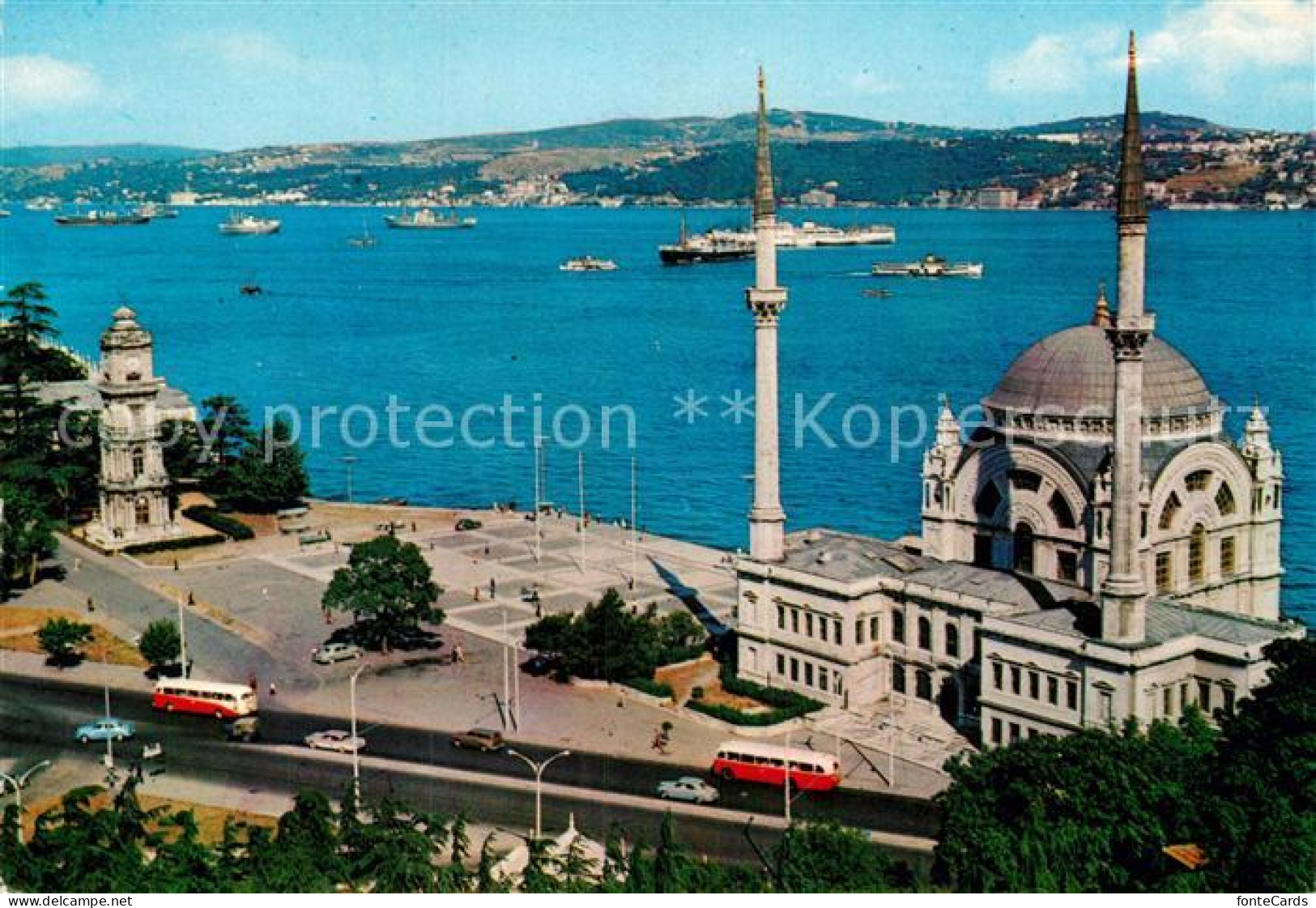 73009139 Istanbul Constantinopel Dolmabahce Moschee Und Bosphorus Istanbul Const - Turquie