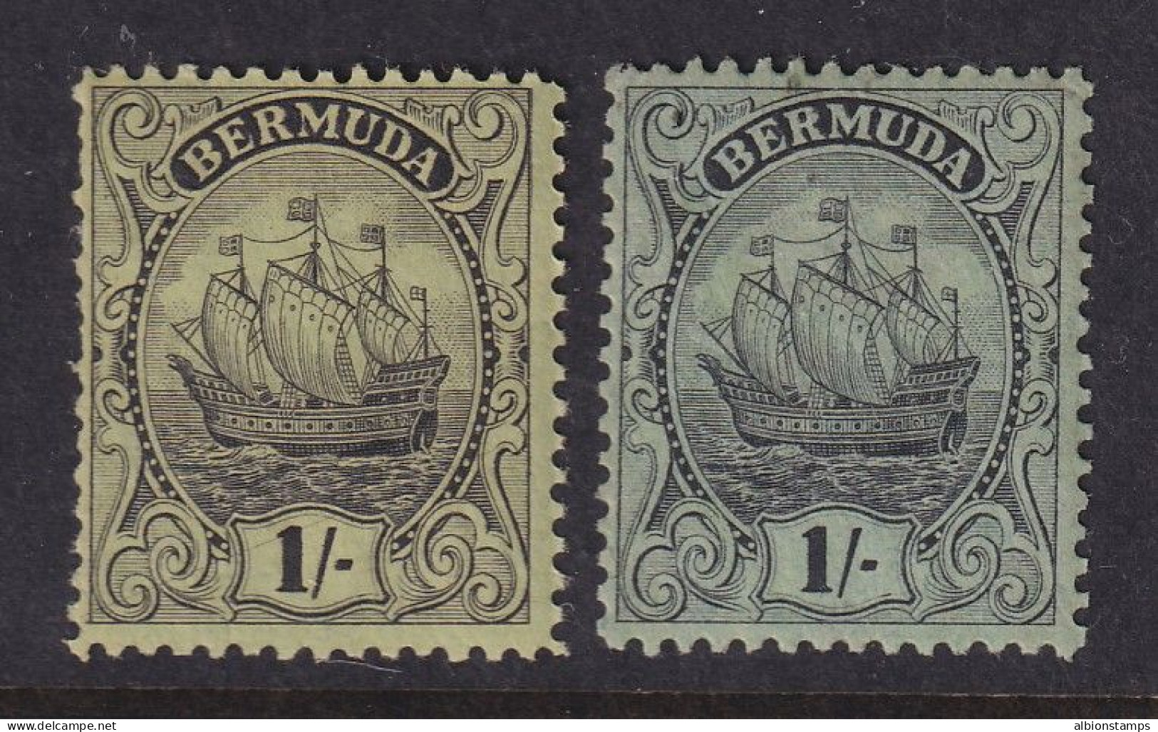 Bermuda, Scott 92-93 (SG 87-87a), MLH - Bermudas