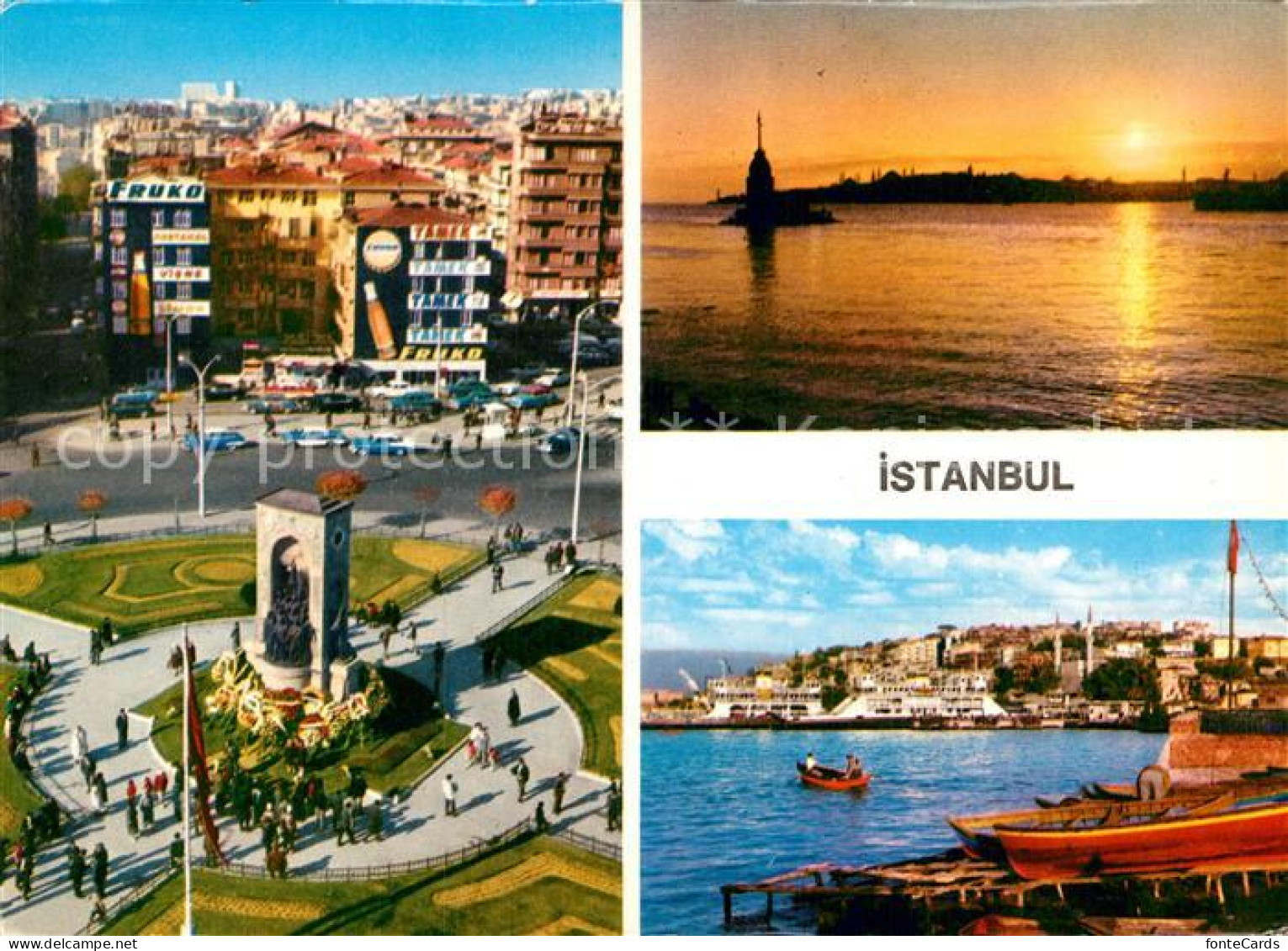 73007046 Istanbul Constantinopel Taksim Leanderturm Und Ueskuedar Istanbul Const - Turkey