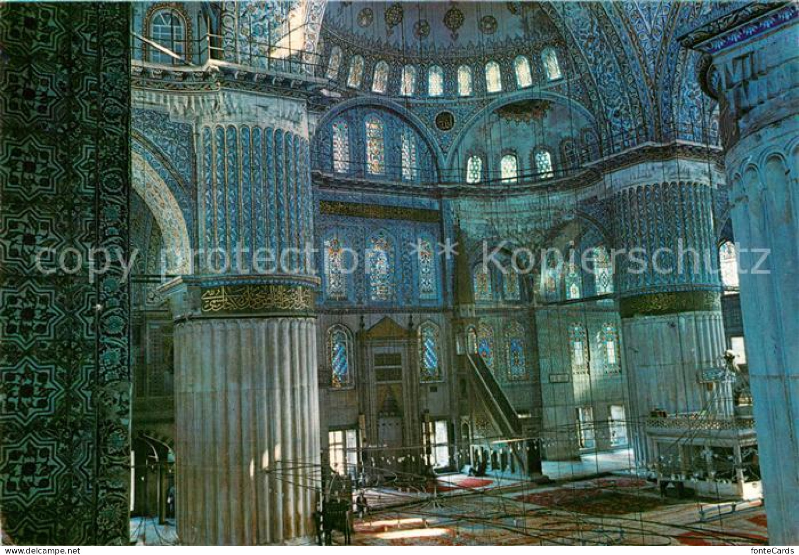 73006975 Istanbul Constantinopel Interior Of The Blue Mosque Istanbul Constantin - Turkije