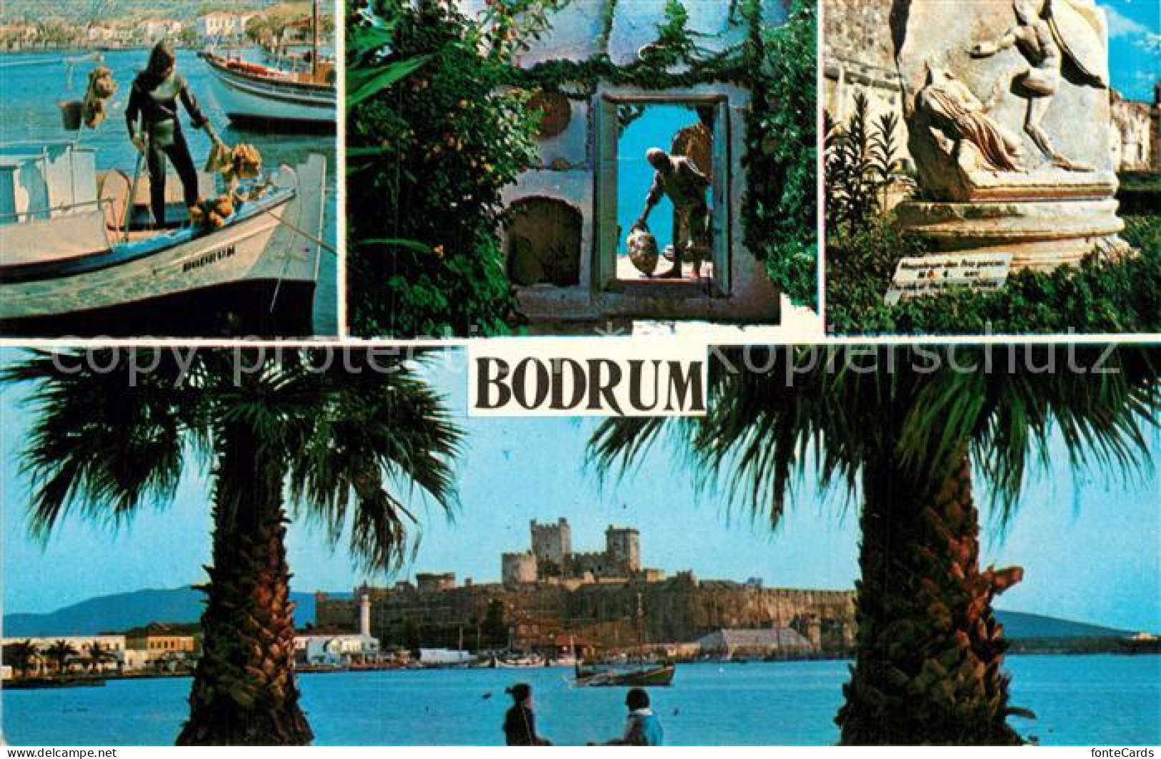 73006958 Bodrum Teilansichten Schloss Bodrum - Turquie