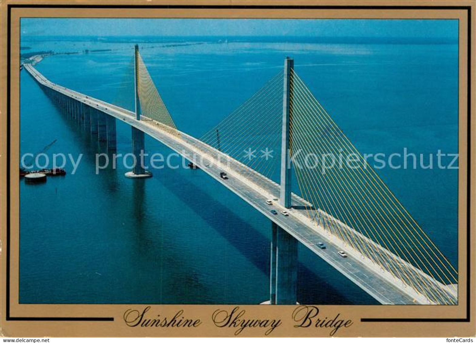 73005816 St_Petersburg_Florida Sunshine Skyway Bridge - Andere & Zonder Classificatie