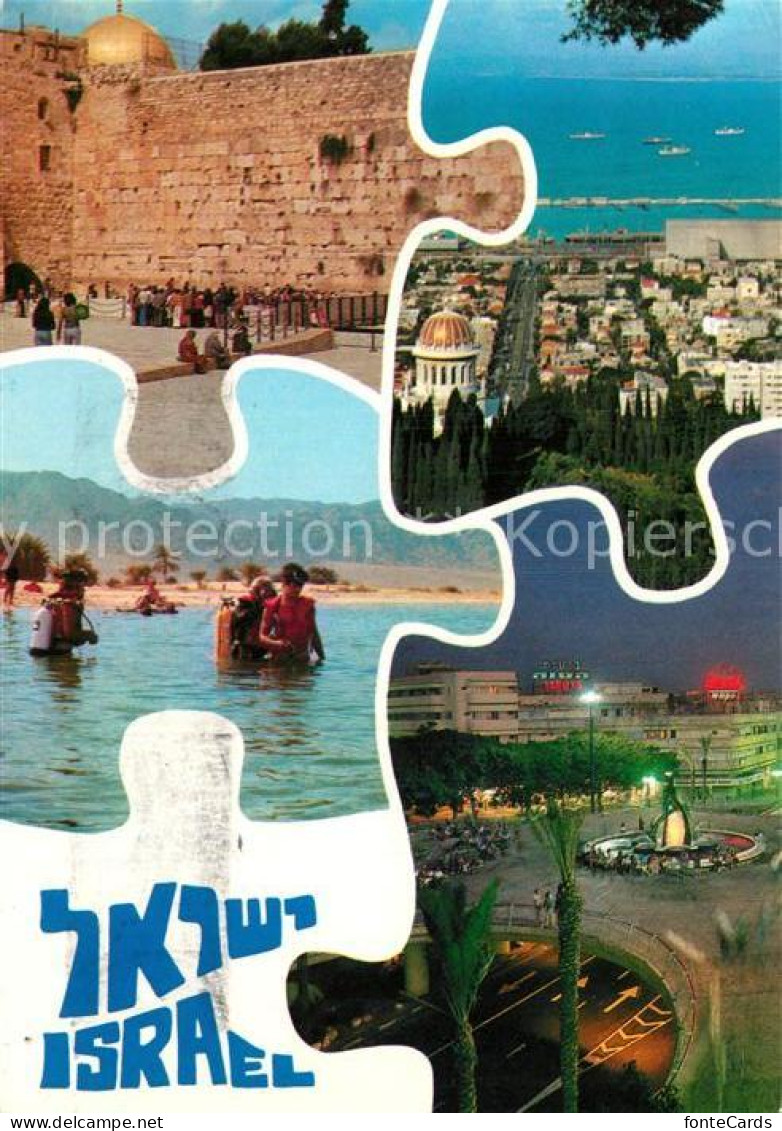73005779 Israel Klagemauer Stadtblick Totes Meer Israel - Israel