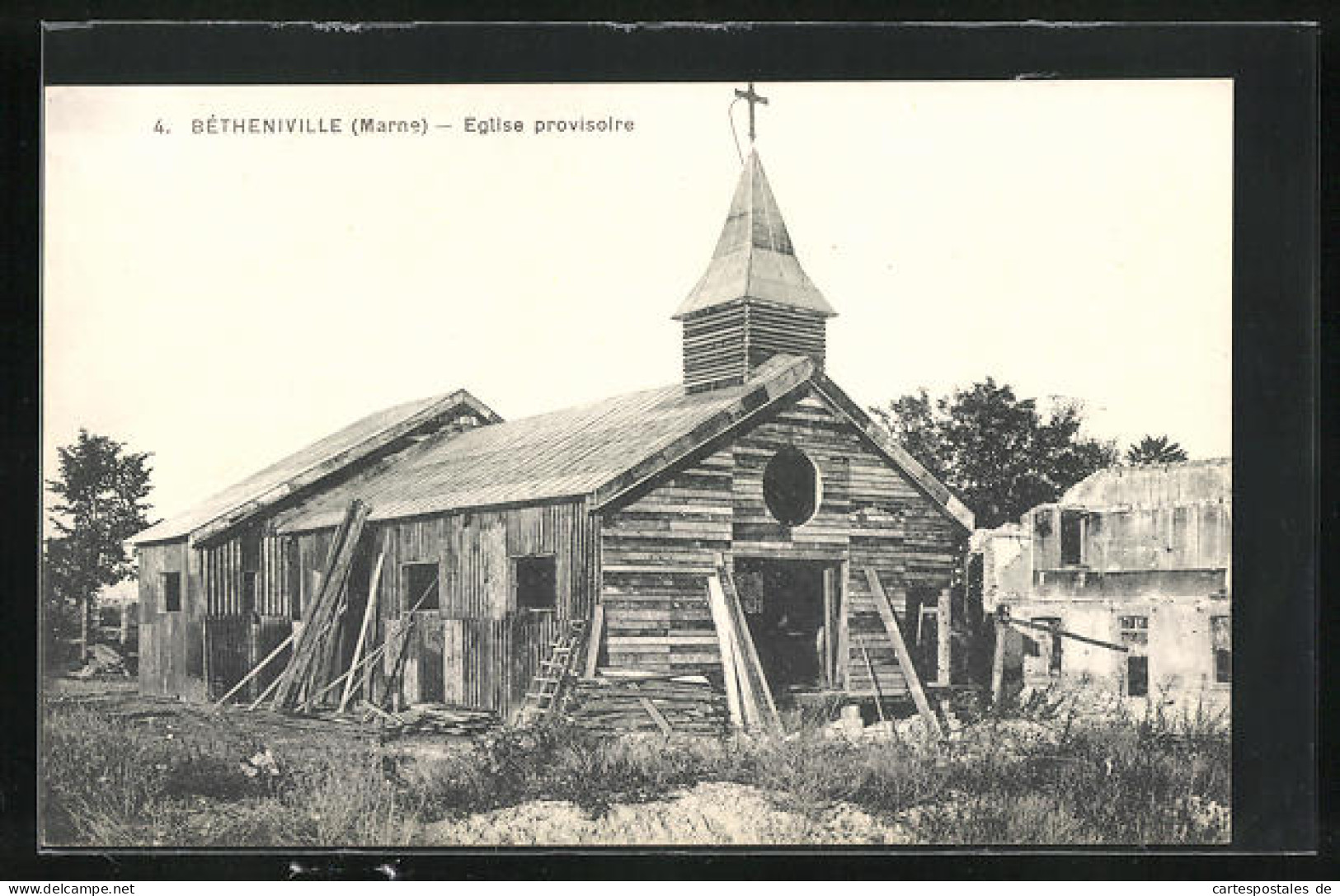 CPA Bétheniville, Église Provisoire  - Bétheniville