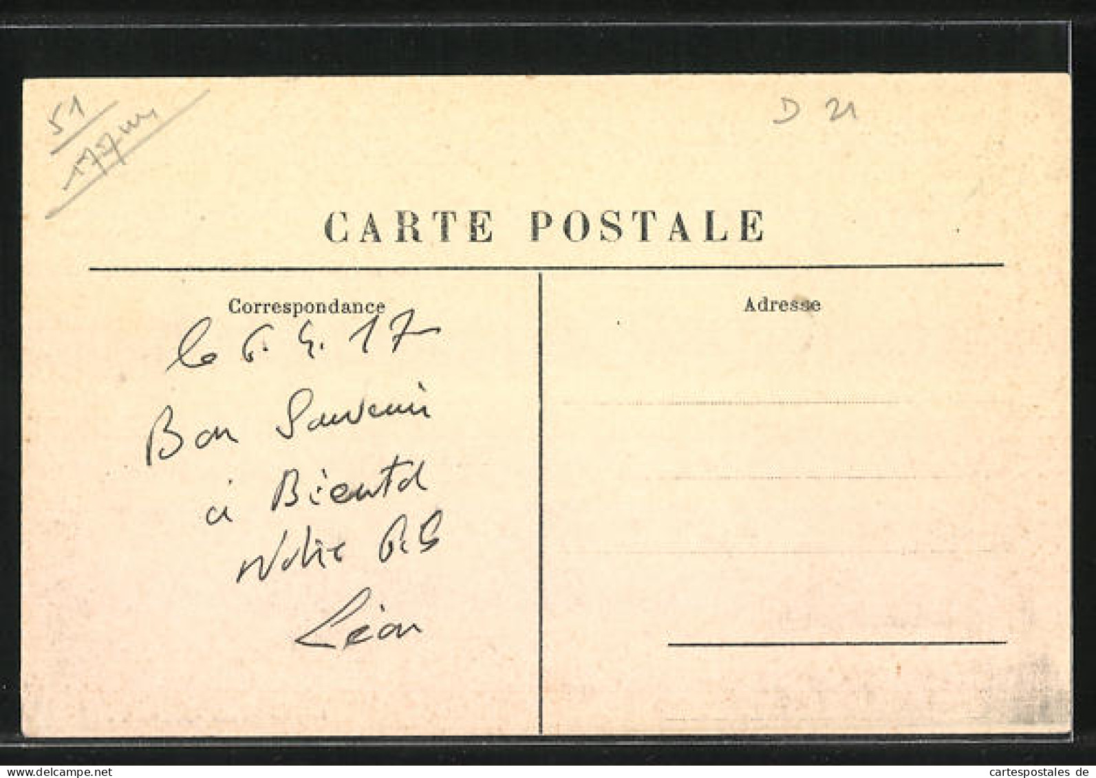 CPA Vienne-la-Ville, L`Abreuvois Avant Le Bombardement De 1914-1915  - Other & Unclassified
