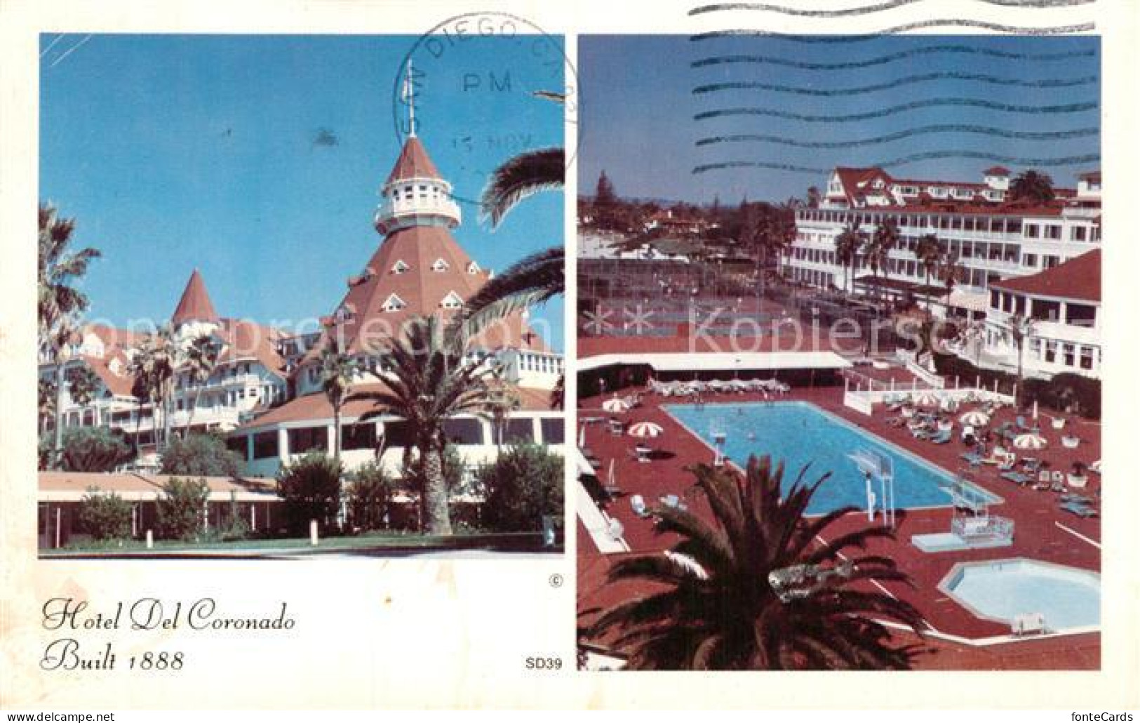 72982595 San_Diego_California Hotel Del Coronado Swimming Pool - Autres & Non Classés