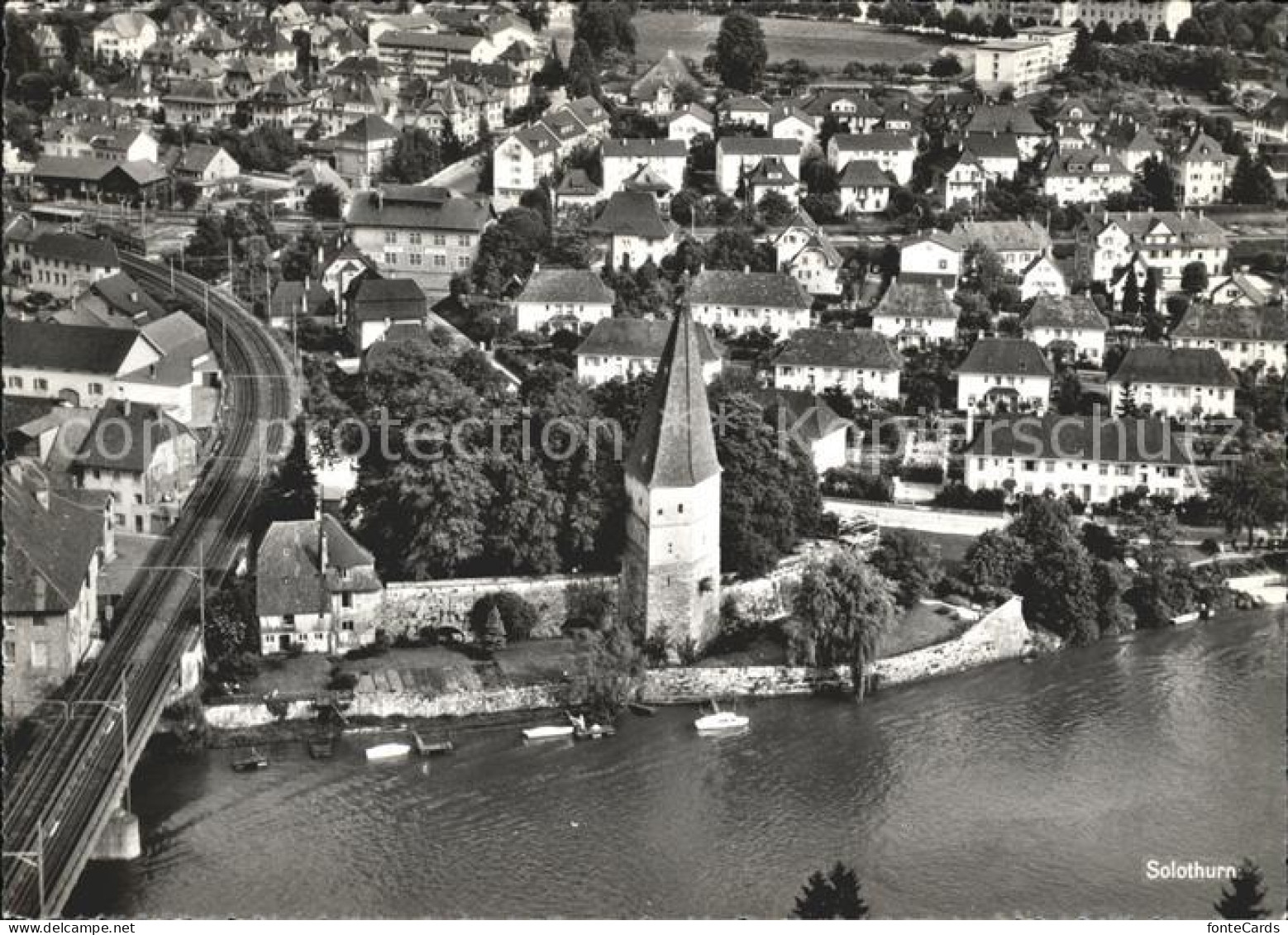 11626264 Solothurn Fliegeraufnahme Solothurn - Andere & Zonder Classificatie