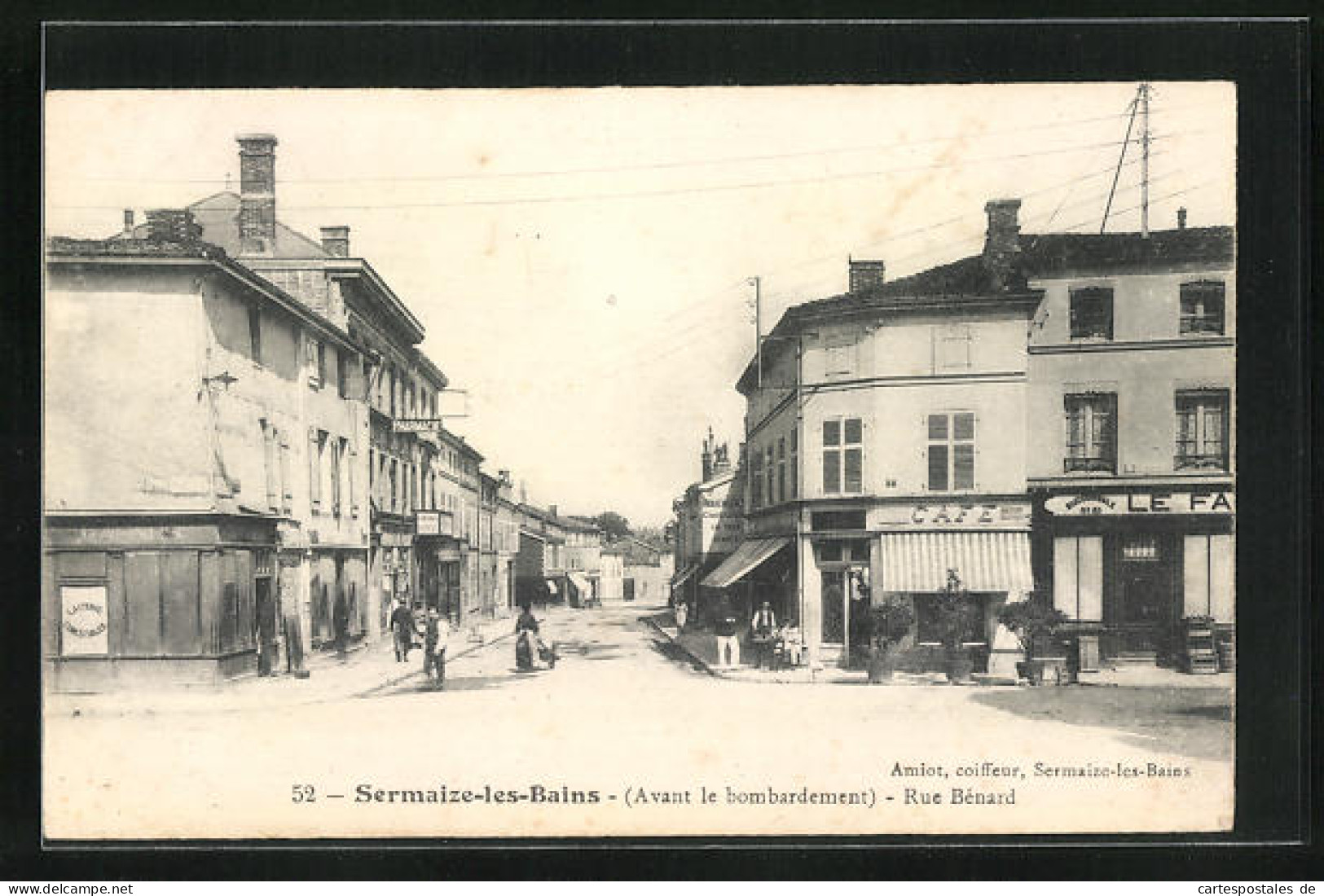 CPA Sermaize-les-Bains, Rue Bénard  - Sermaize-les-Bains