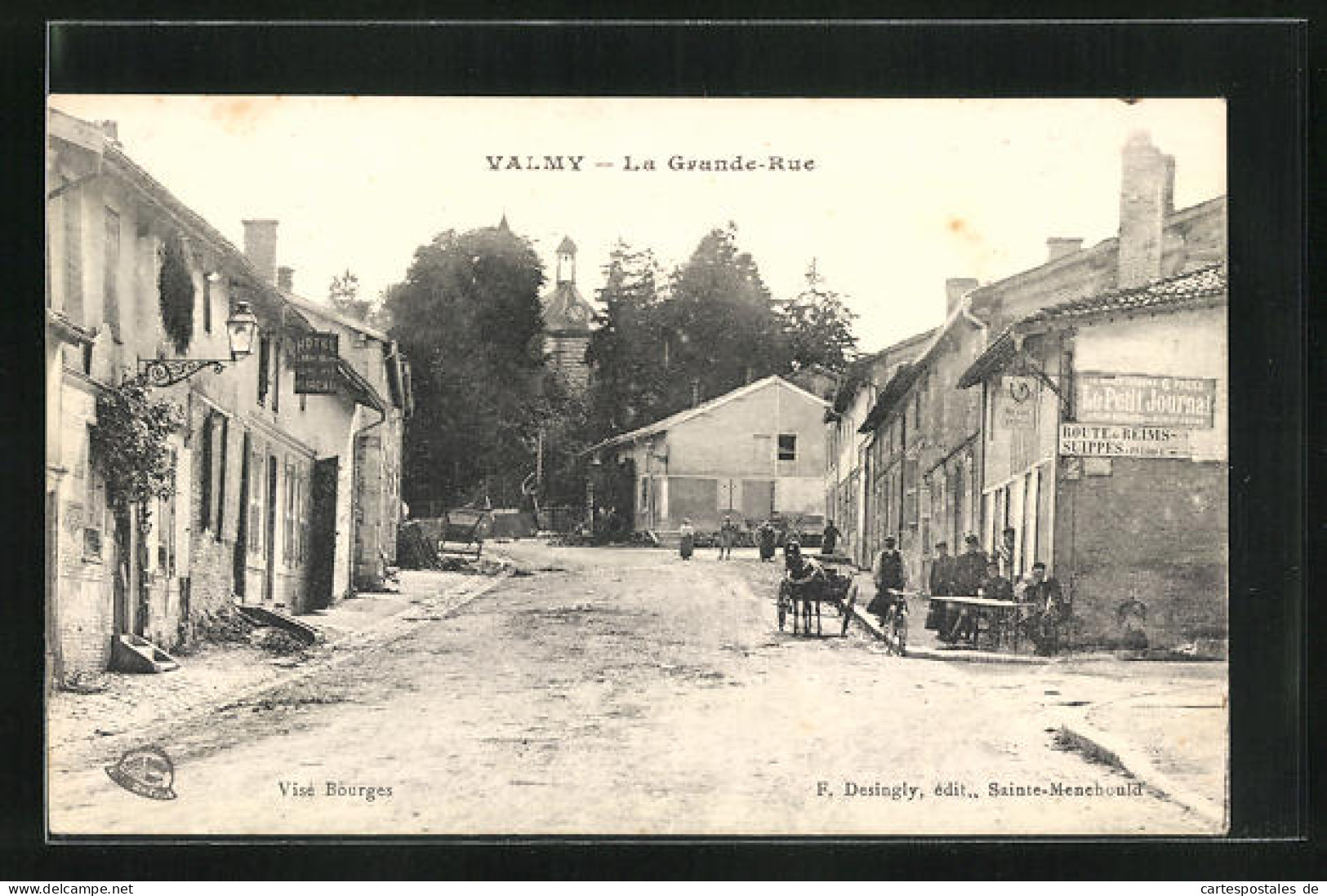 CPA Valmy, La Grande-Rue  - Other & Unclassified