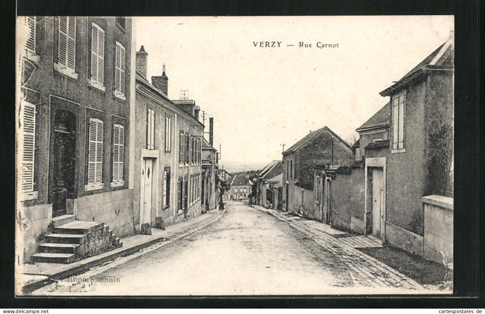 CPA Verzy, Rue Carnot  - Verzy