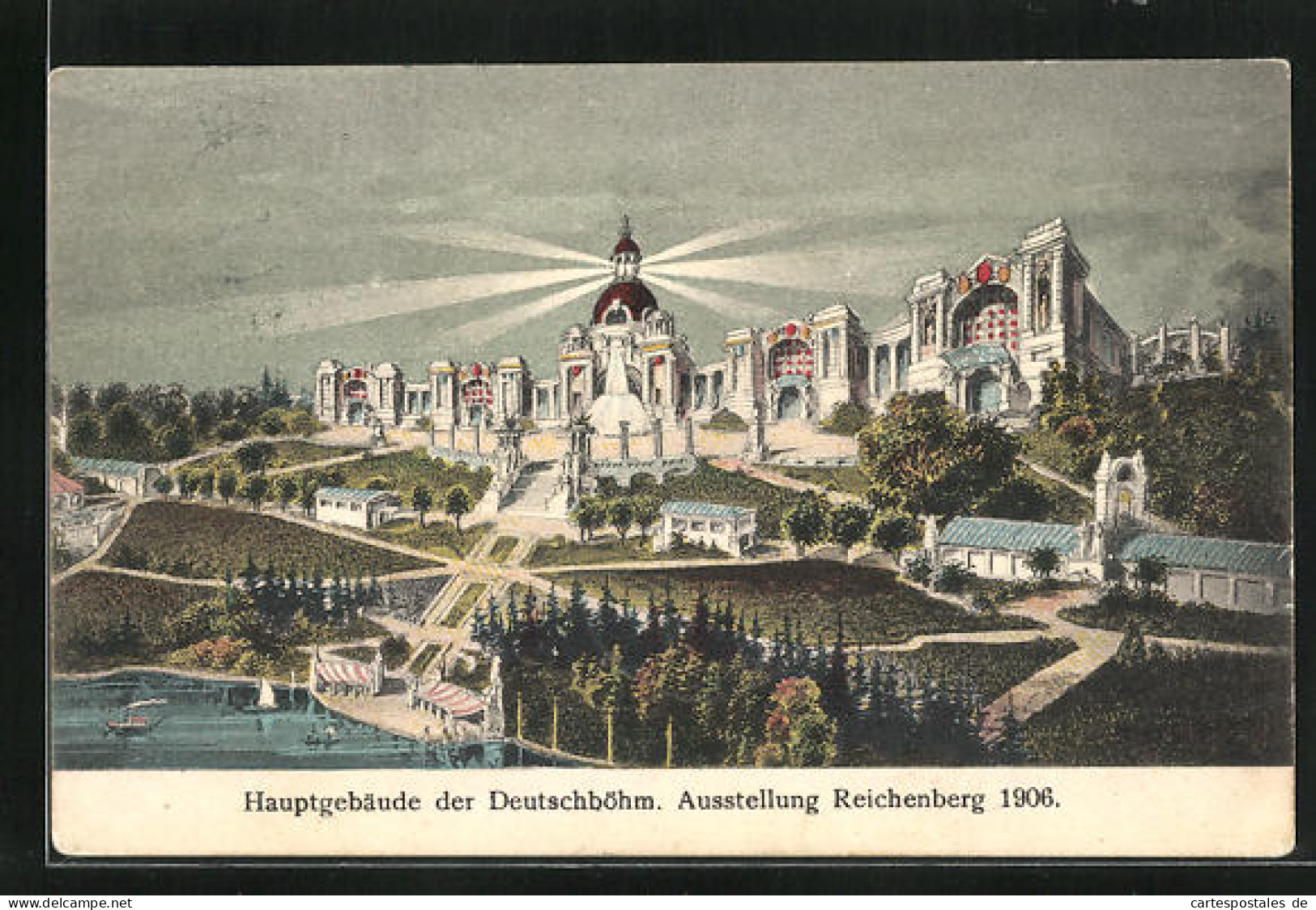 AK Reichenberg, Deutschböhmische Ausstellung 1906, Blick Zum Hauptgebäude  - Expositions