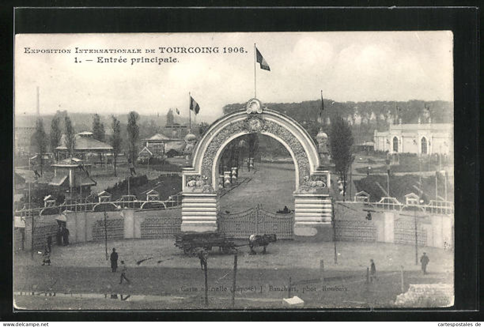 AK Tourcoing, Exposition Internationale 1906, Entrée Principale  - Exhibitions