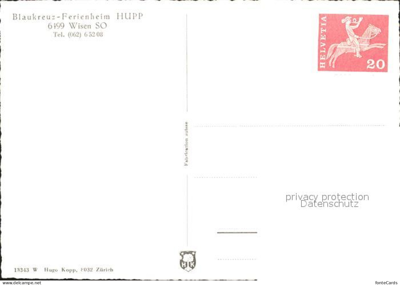 11626070 Wisen Blaukreuz Ferienheim Hupp Wisen - Autres & Non Classés