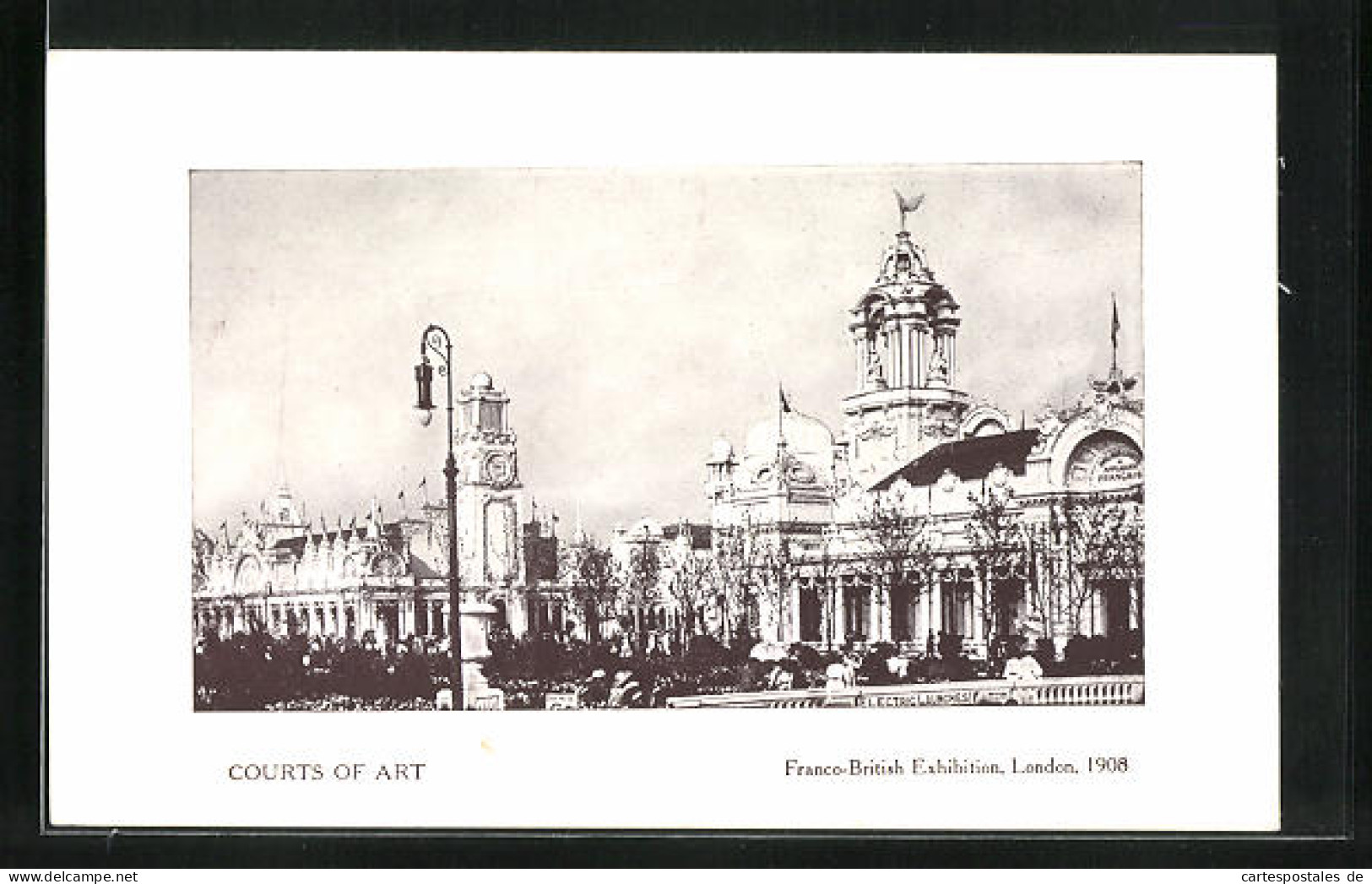 AK London, Franco-British Exhibition 1908, Courts Of Art, Ausstellung  - Expositions