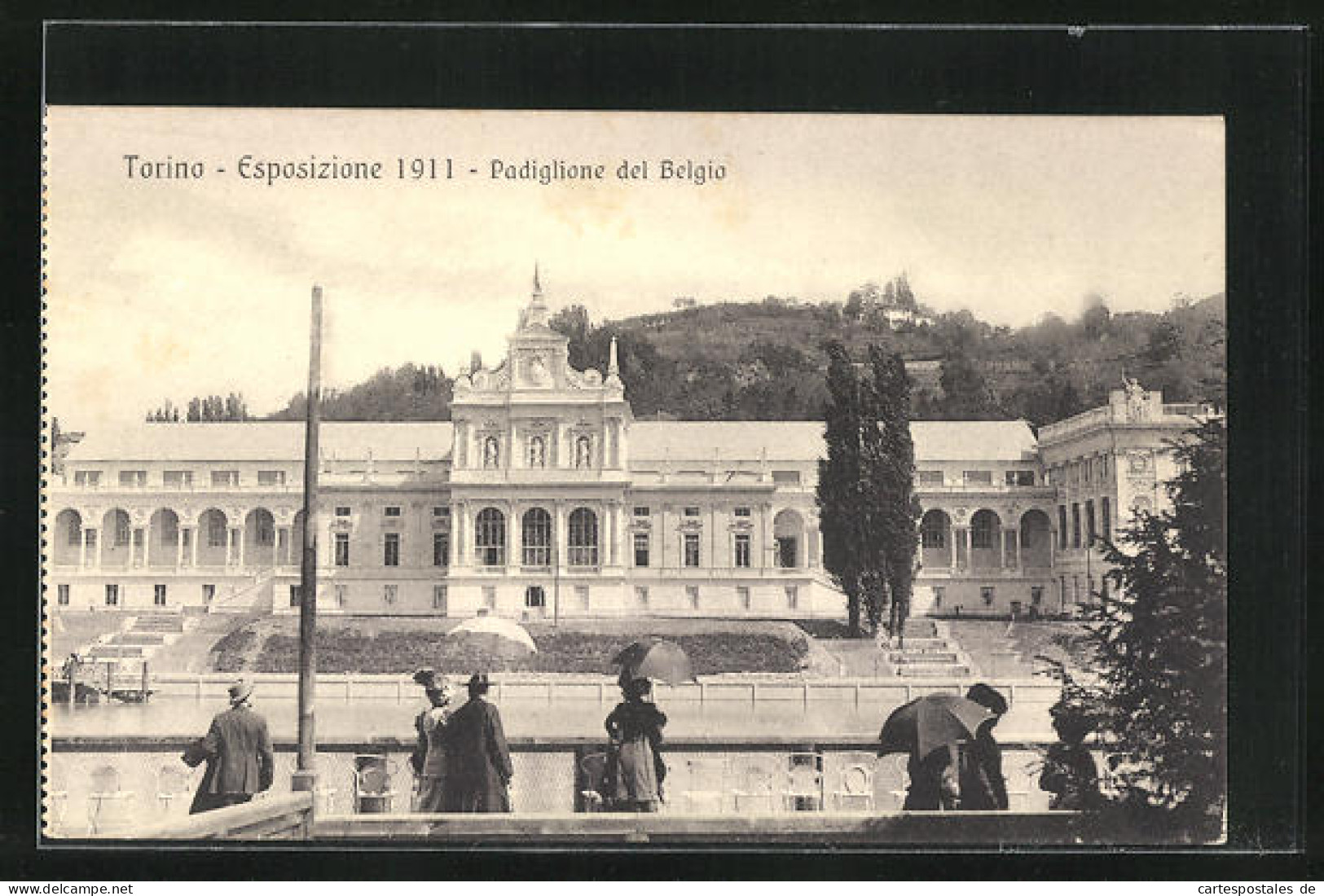 AK Torino, Esposizione 1911, Padiglione Del Belgio, Ausstellung  - Tentoonstellingen