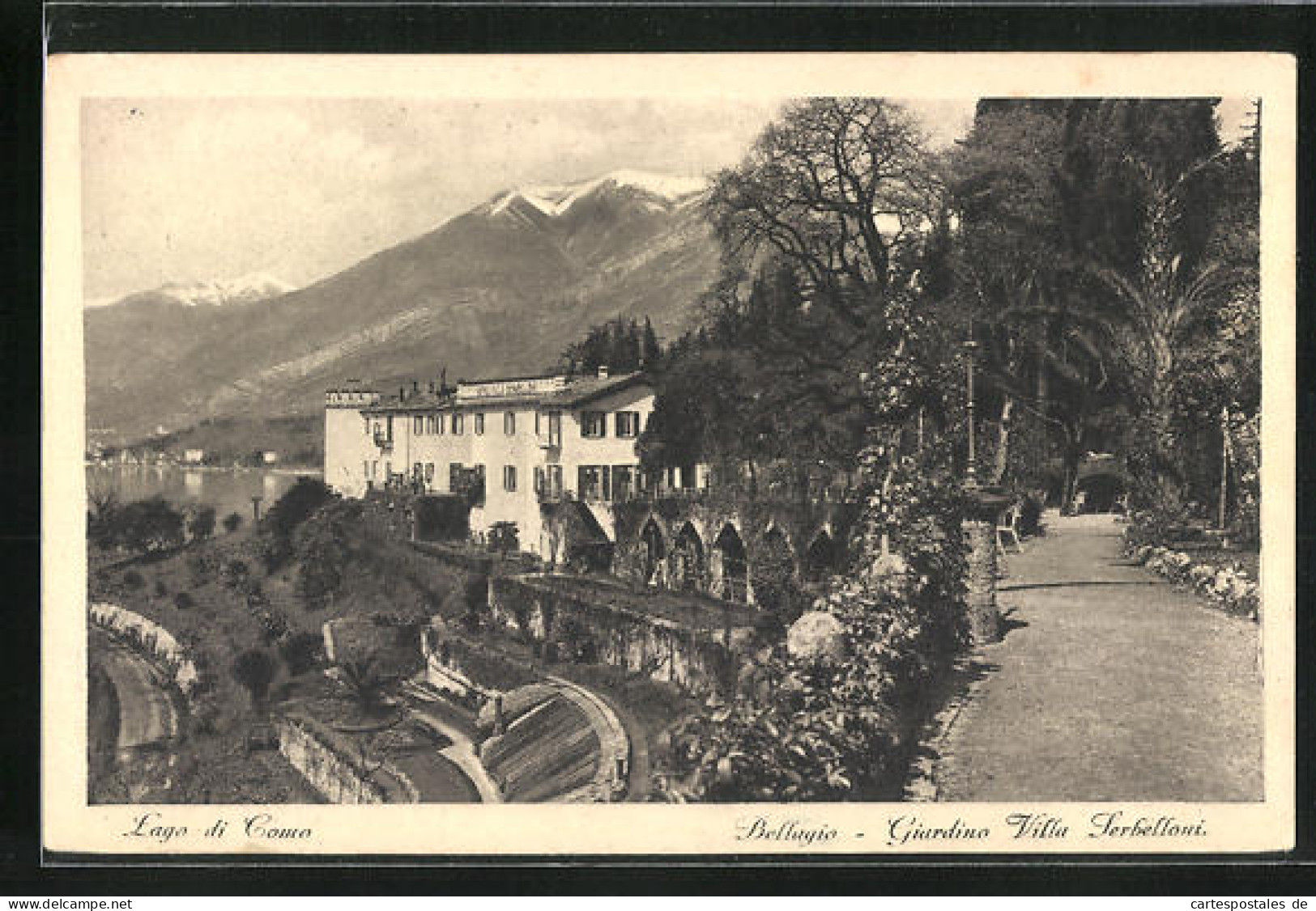Cartolina Bellagio, Giardino Villa Serbelloni, Lago Di Como  - Como