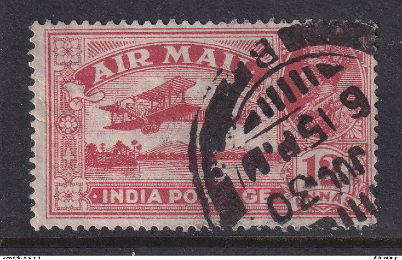 India, Scott C6 (SG 225), Used - 1911-35 Roi Georges V