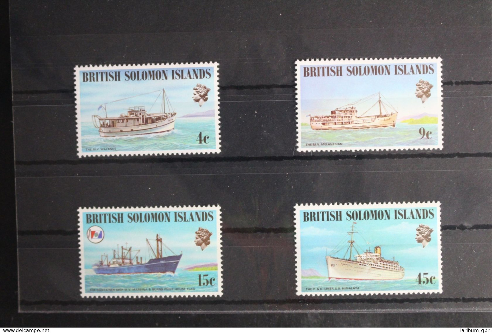 Salomoninseln 272-275 Postfrisch Schifffahrt #FU592 - Salomon (Iles 1978-...)