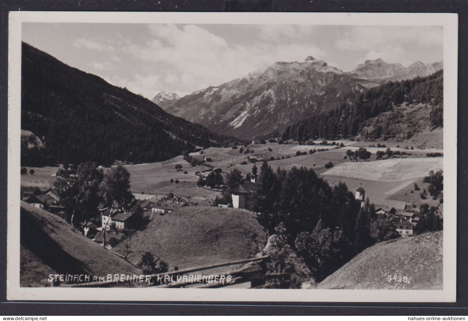 Ansichtskarte Steinach Brenner Kalvarienberg Gebirgspanorama Wald Landschaft - Other & Unclassified
