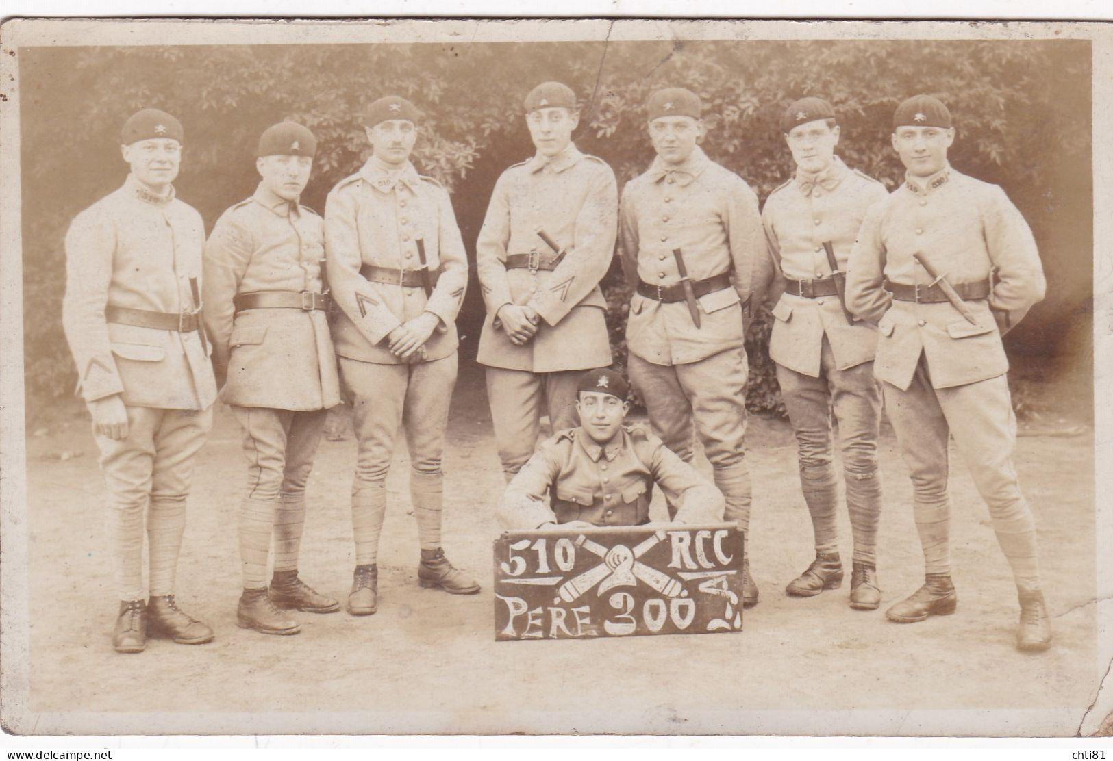 MILITAIRE......CARTE PHOTO 510RCC - Other & Unclassified