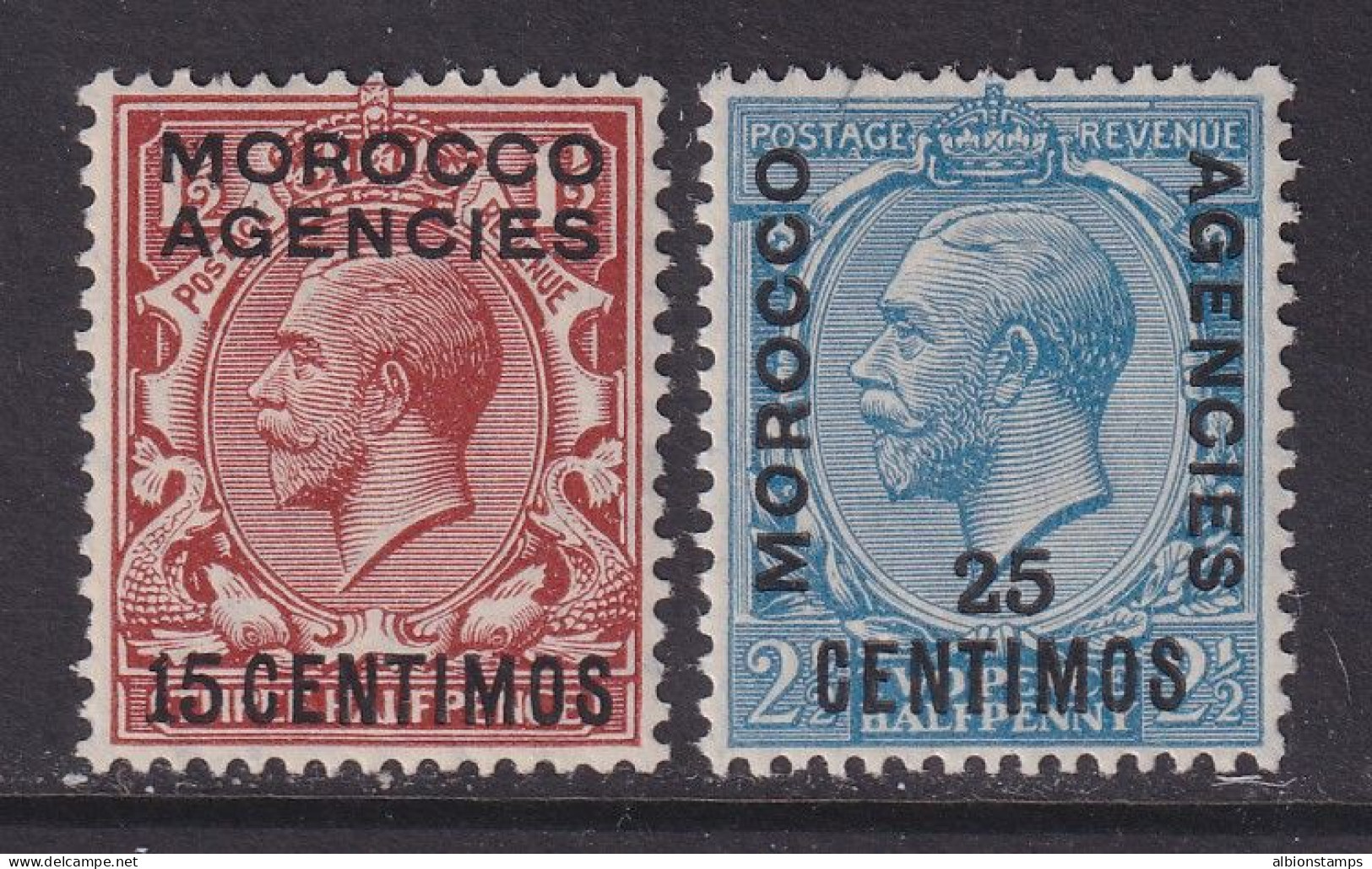 Morocco Agencies, Scott 60-61 (SG 131, 133), MLH - Morocco Agencies / Tangier (...-1958)