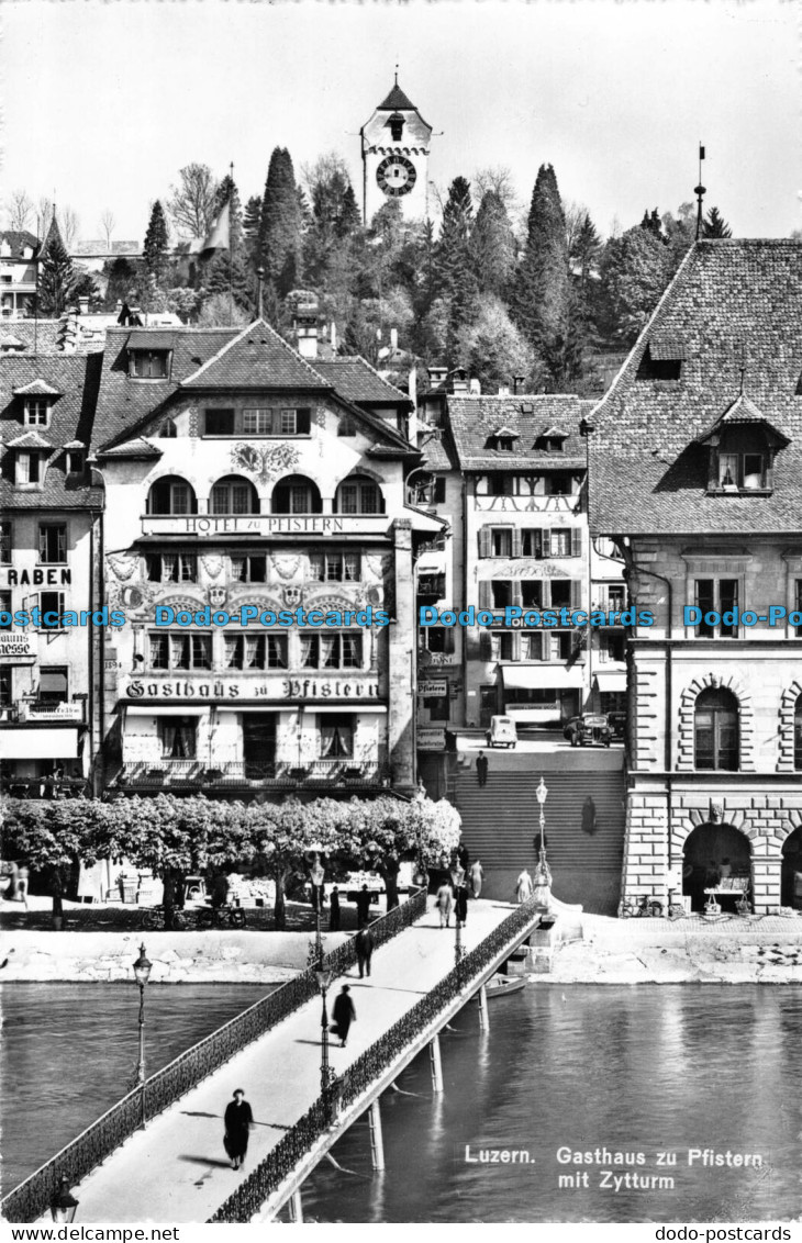 R067675 Luzern. Gasthaus Zu Pfistern Mit Zytturm. Photoglob - World