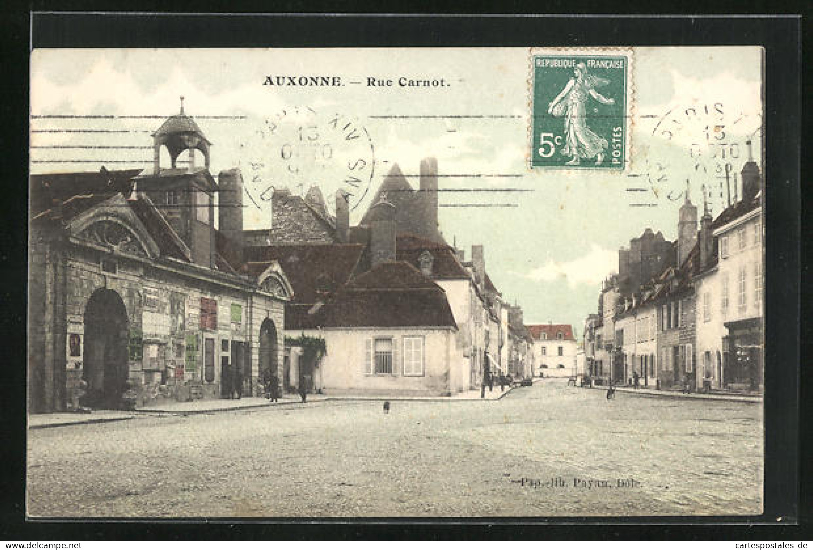 CPA Auxonne, Rue Carnot  - Auxonne