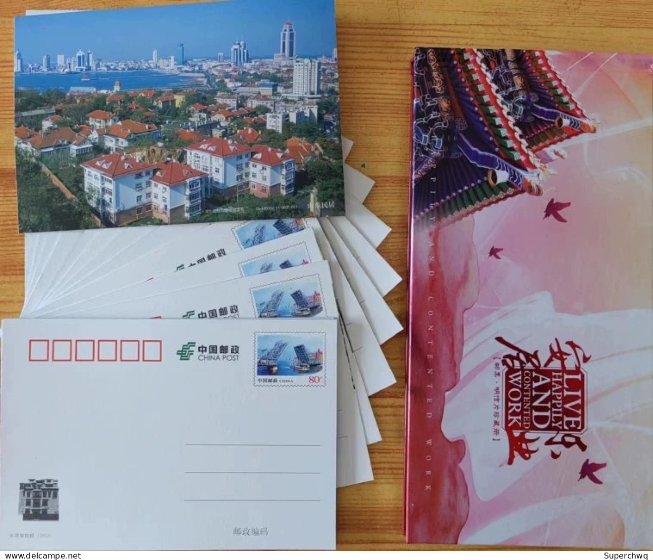 China Postal Stationery，stamped Postcard，Chinese Residential Buildings，21 Pcs - Cartoline Postali
