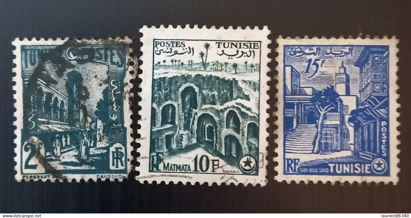 Tunisie 1945 Land And People & 1954 Tourism – Matmata &  Sidi-Bou-Saïd - Used Stamps