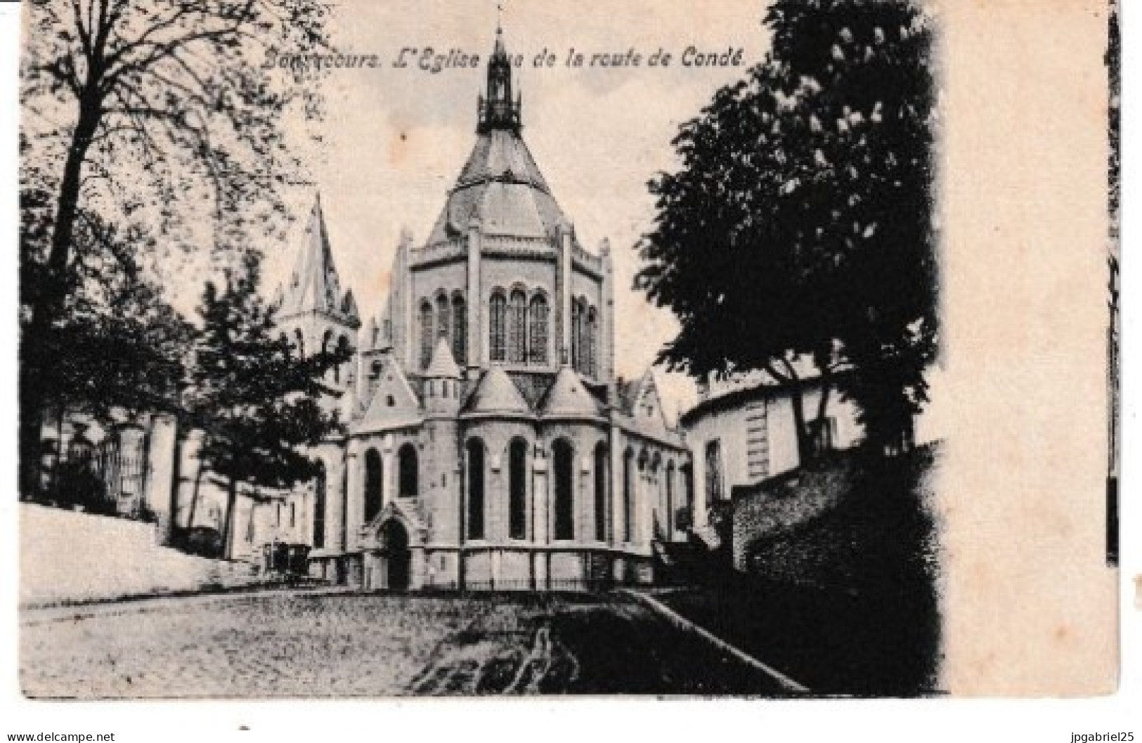 LAP Bonsecours L Eglise Vue De La Route De Conde - Sonstige & Ohne Zuordnung