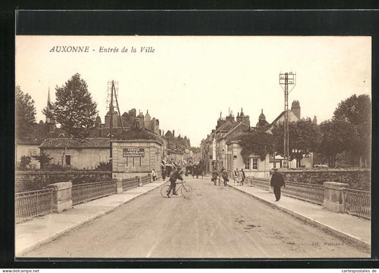 CPA Auxonne, Entrée De La Ville  - Auxonne