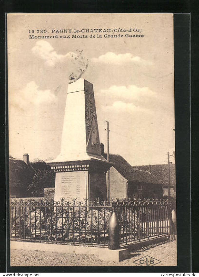 CPA Pagny-Le-Chateau, Monument Aux Morts De La Grande Guerre  - Other & Unclassified