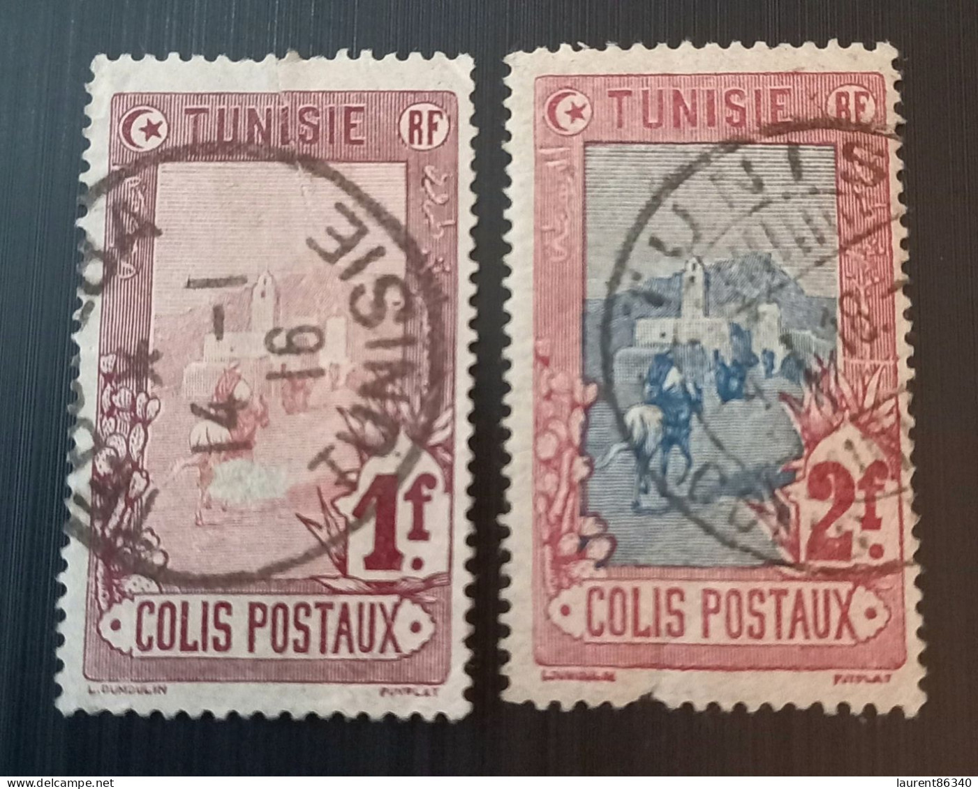 Tunisie 1906 Parcel Post Stamps - Timbres Colis Postaux (1906 – 1926) Lot 2 - Used Stamps