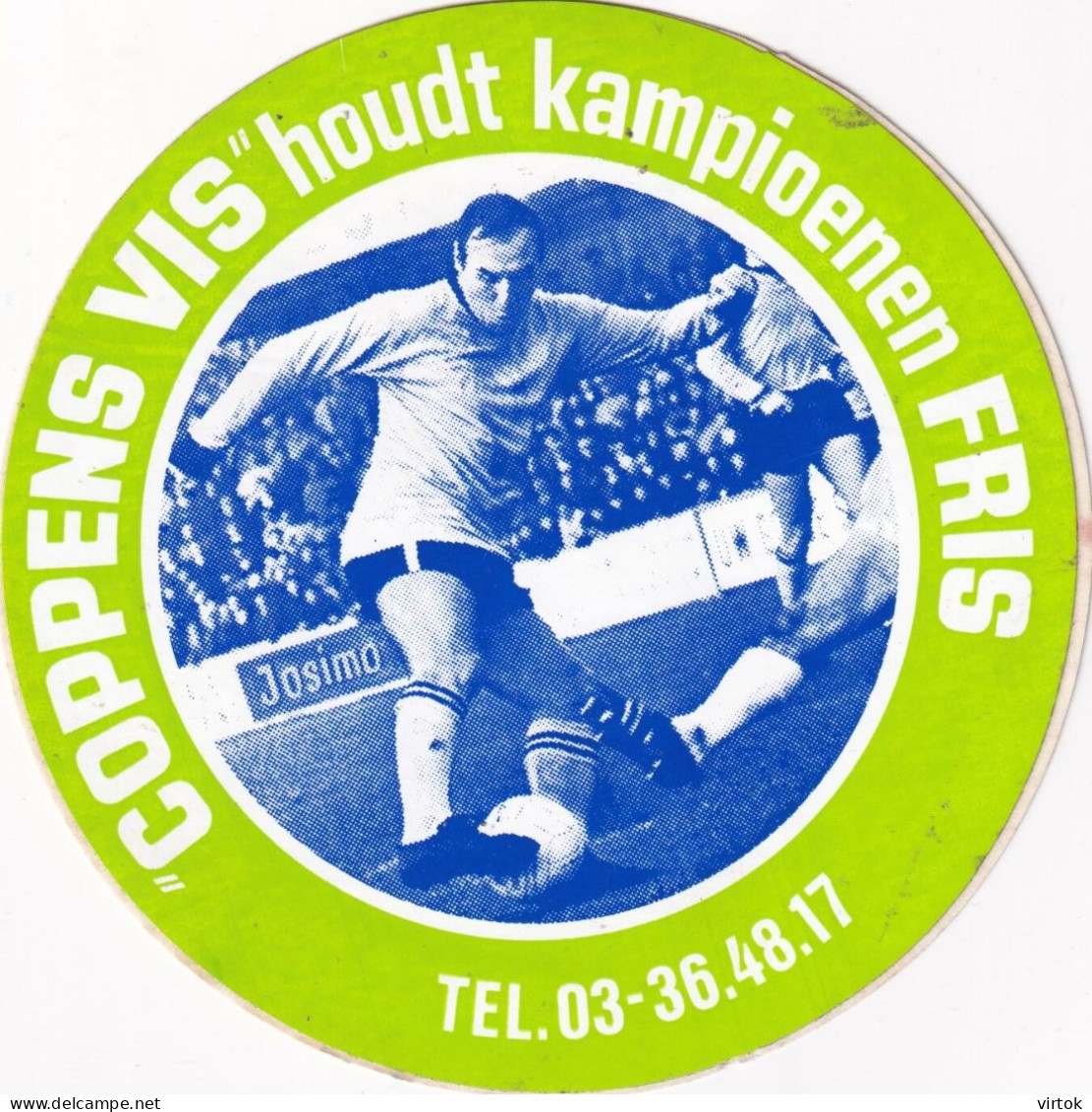 BEERSCHOT  :  Rik Coppens   (  Sticker Zelfklever - AUTOCOLLANT ) - Pegatinas