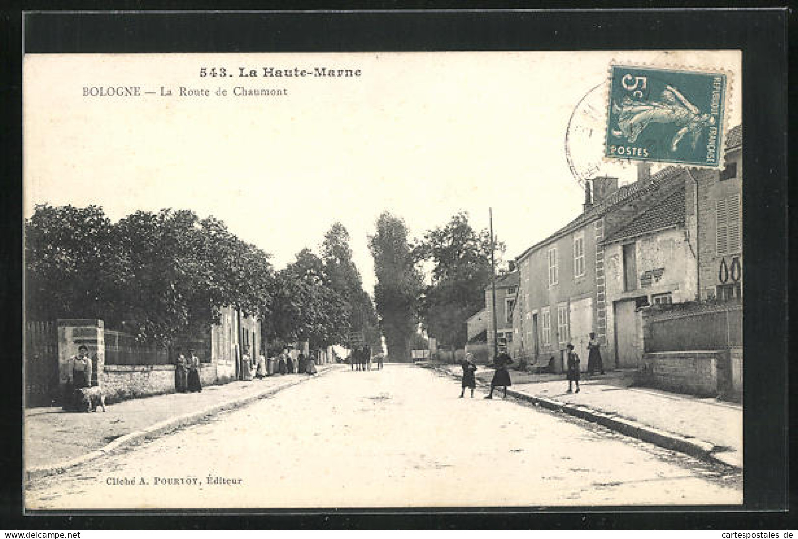CPA Bologne, La Route De Chaumont  - Chaumont