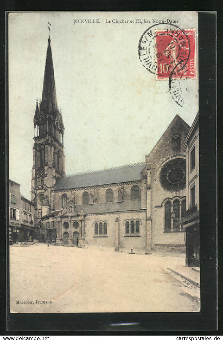 CPA Joinville, Le Clocher Et L`Eglise Notre-Dame  - Joinville