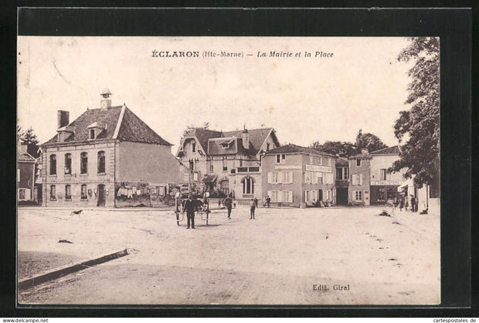 CPA Eclaron, Le Mairie Et La Place  - Other & Unclassified