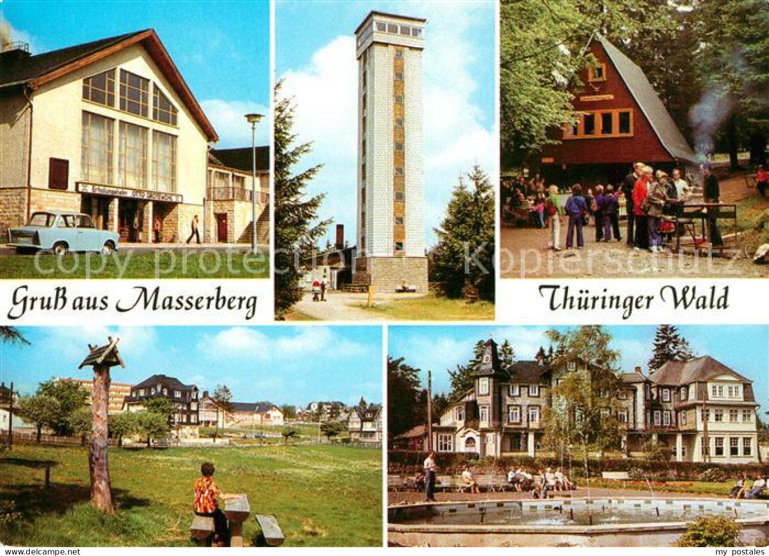 73061850 Masserberg FDGB Erholungsheim Rennsteigwarte Werraquellenbaude Kurhaus  - Masserberg