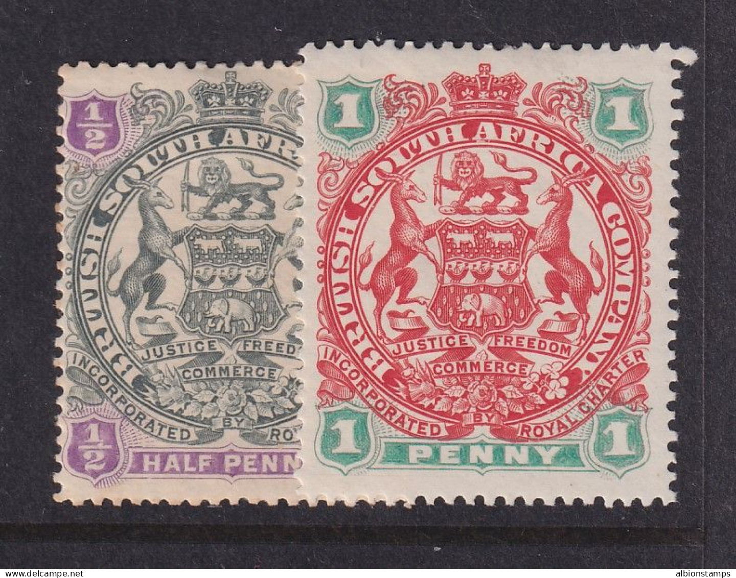 Rhodesia, Scott 50-51 (SG 66-67), MHR - Rhodesien (1964-1980)