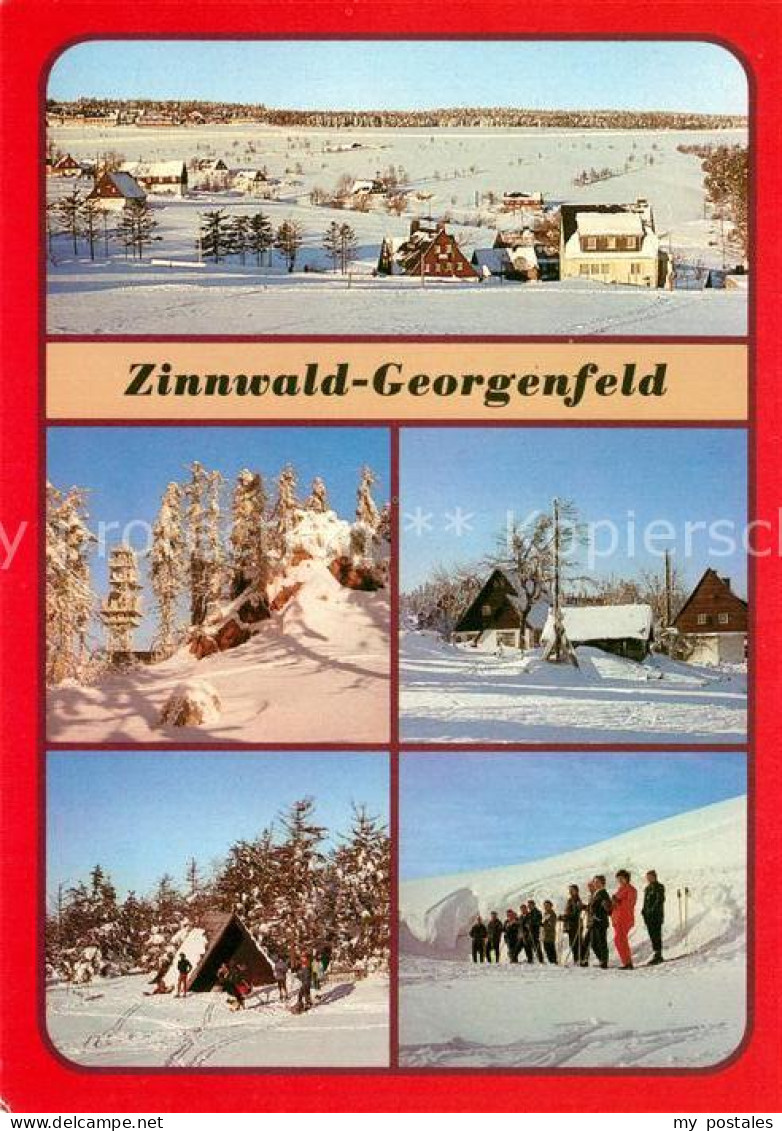 73061778 Zinnwald-Georgenfeld Teilansicht Lugstein Huette Am Hochmoor Skiunterri - Altenberg