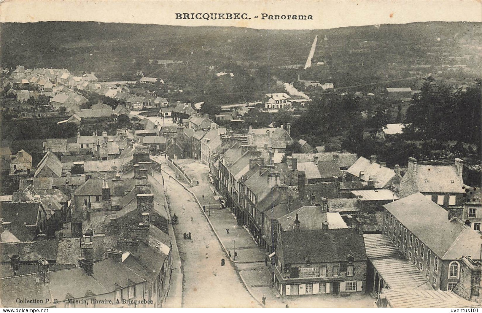 CPA Bricquebec-Panorama-Timbre      L2906 - Bricquebec